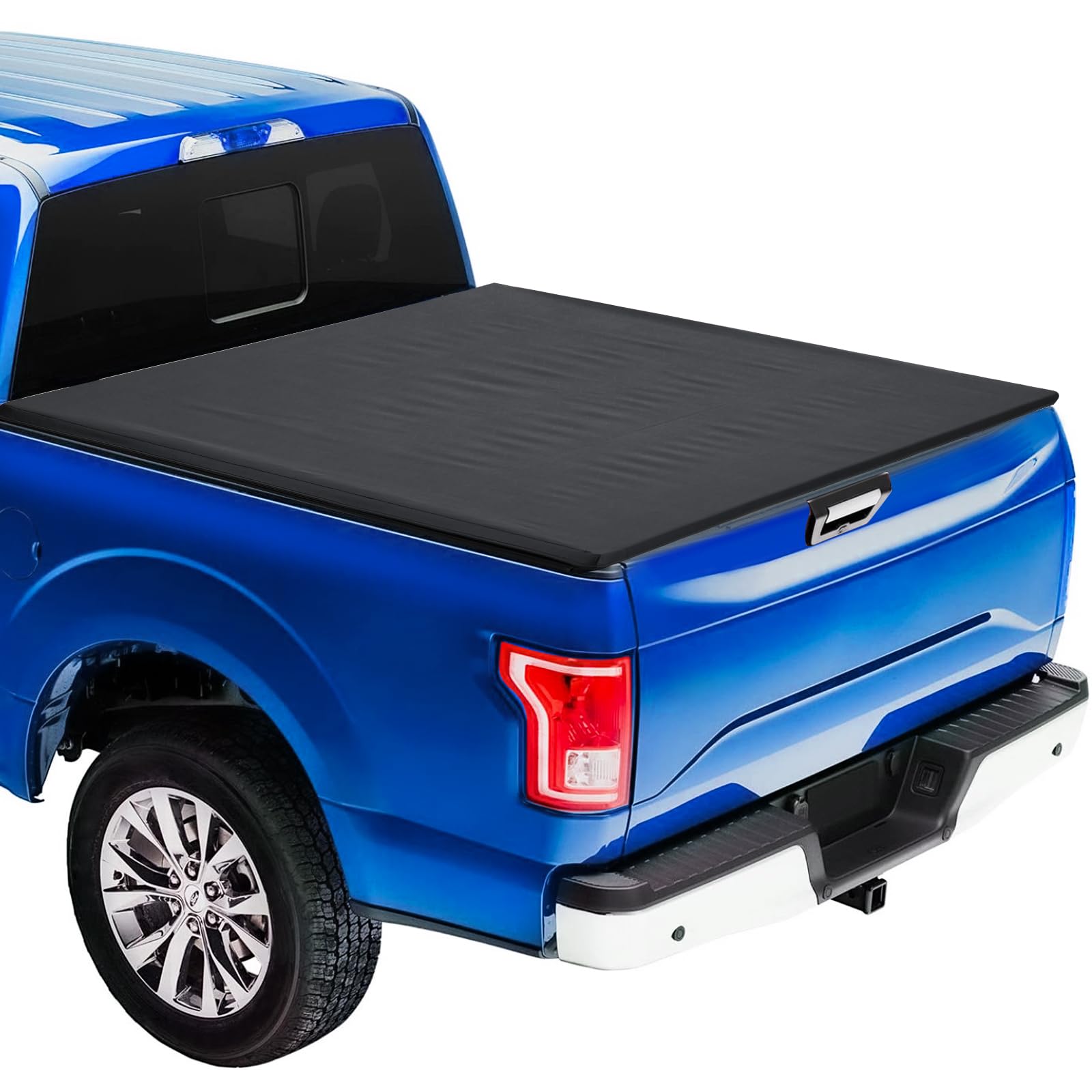Garvee Soft Roll Up Truck Tonneau Cover Fits Ranger 5 Foot Bed 2024 to 2025 Heavy Duty Double PVC UV Resistant Truck Bed Cover No Drilling Easy Installation