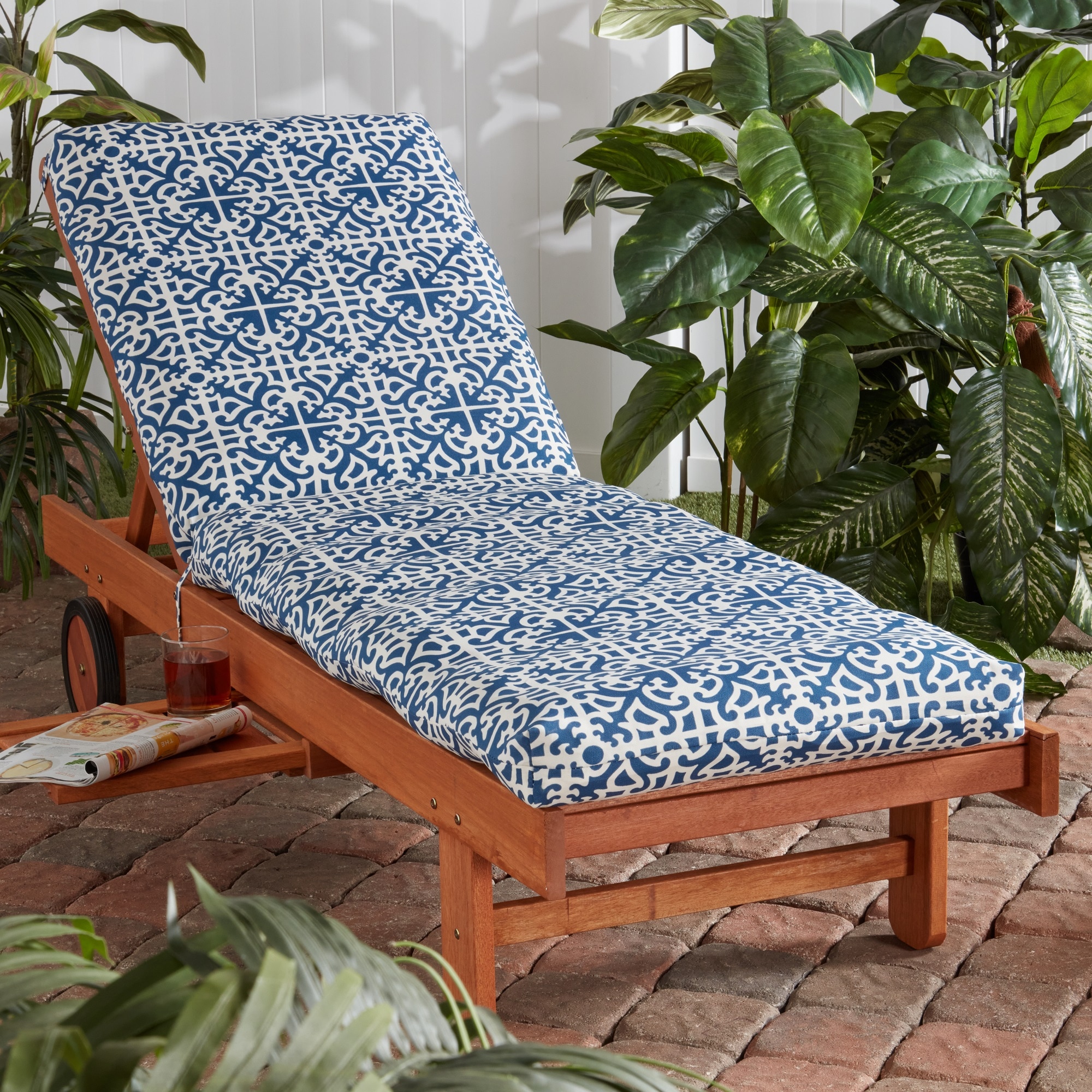 Greendale Home Fashions OC2802-INDIGO Patio-Furniture-Cushions - View #3