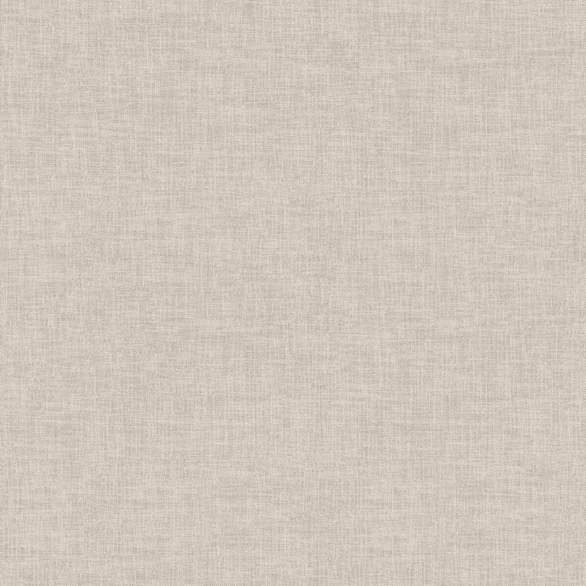 Antibes Linen Weave Texture Taupe Wallpaper