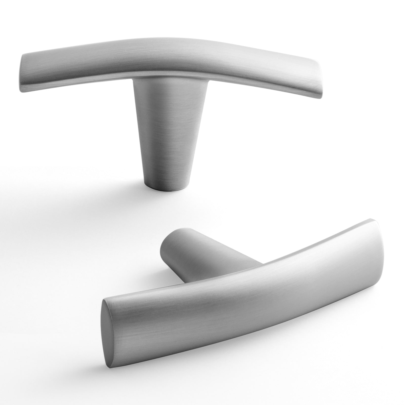 Miaokesen 6626NL-DK 2-3/16-in Brushed Nickel Bar Modern Cabinet Knob 6 -Pack