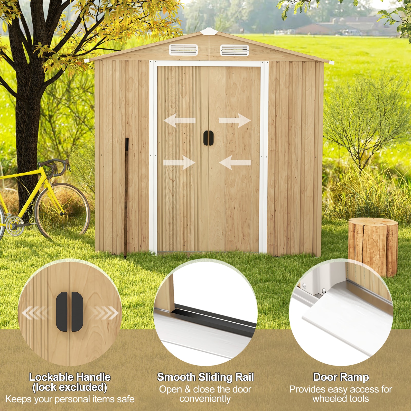 Volenca VOL-K5UIOQ Metal-Storage-Buildings-Sheds - View #5