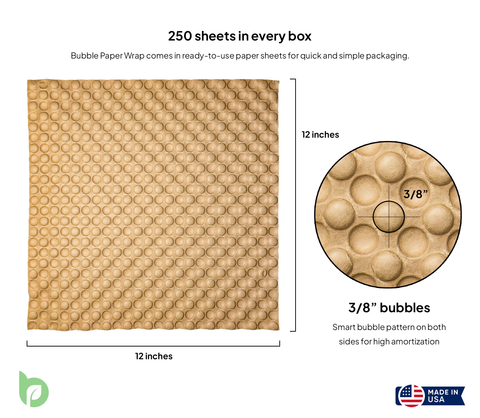 bubble paper BPB120250PK-BRWN Wrapping-Paper-Storage - View #3