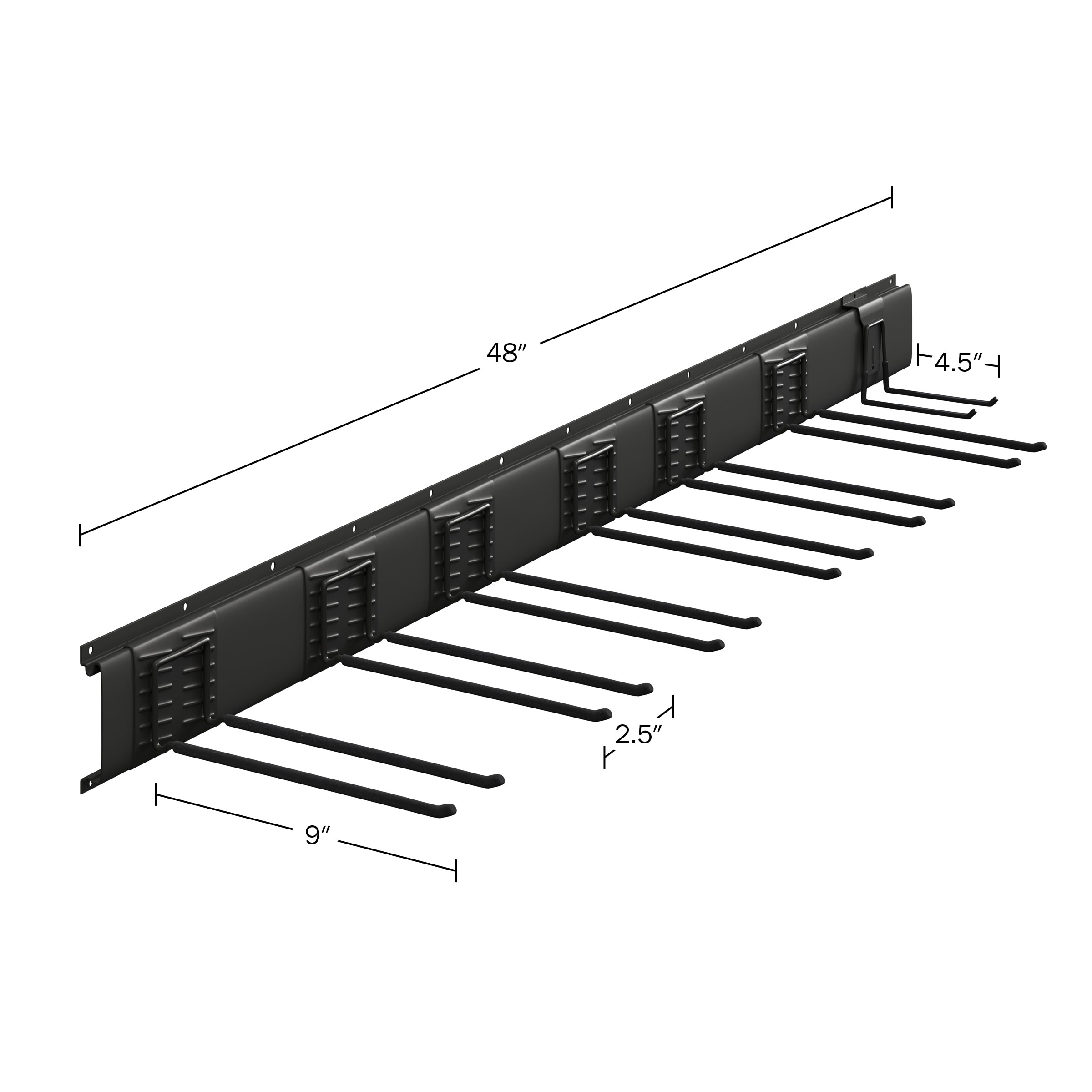 Stalwart 83-SS1000 Garage-Storage-Hooks - View #8