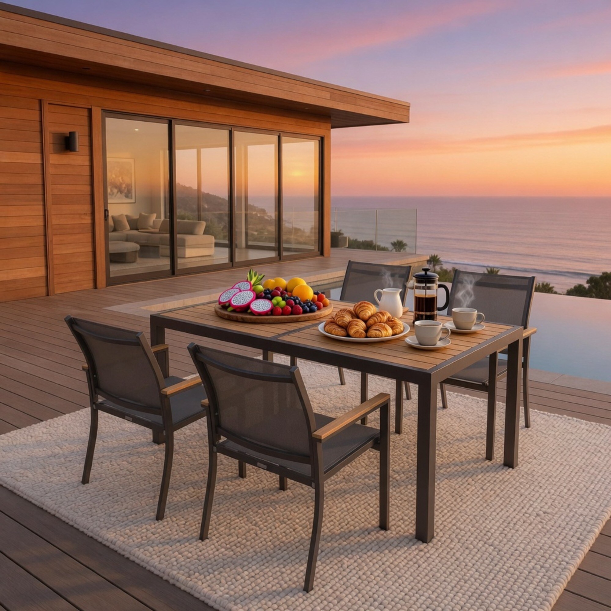 Dimakai DK-C5020T146 Patio-Dining-Sets - View #3