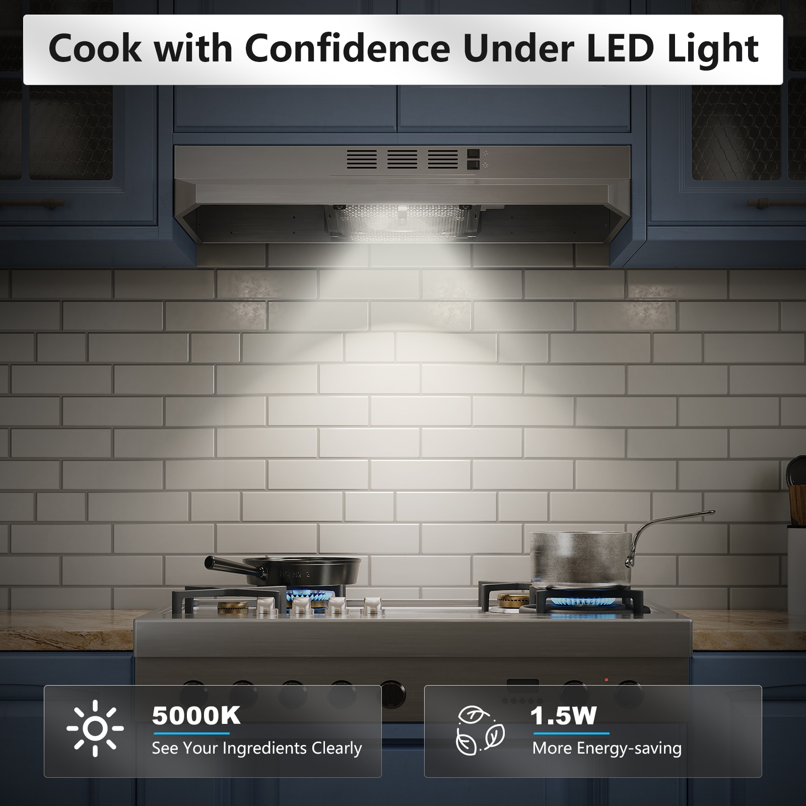 VIKIO C0130H Undercabinet-Range-Hoods - View #8