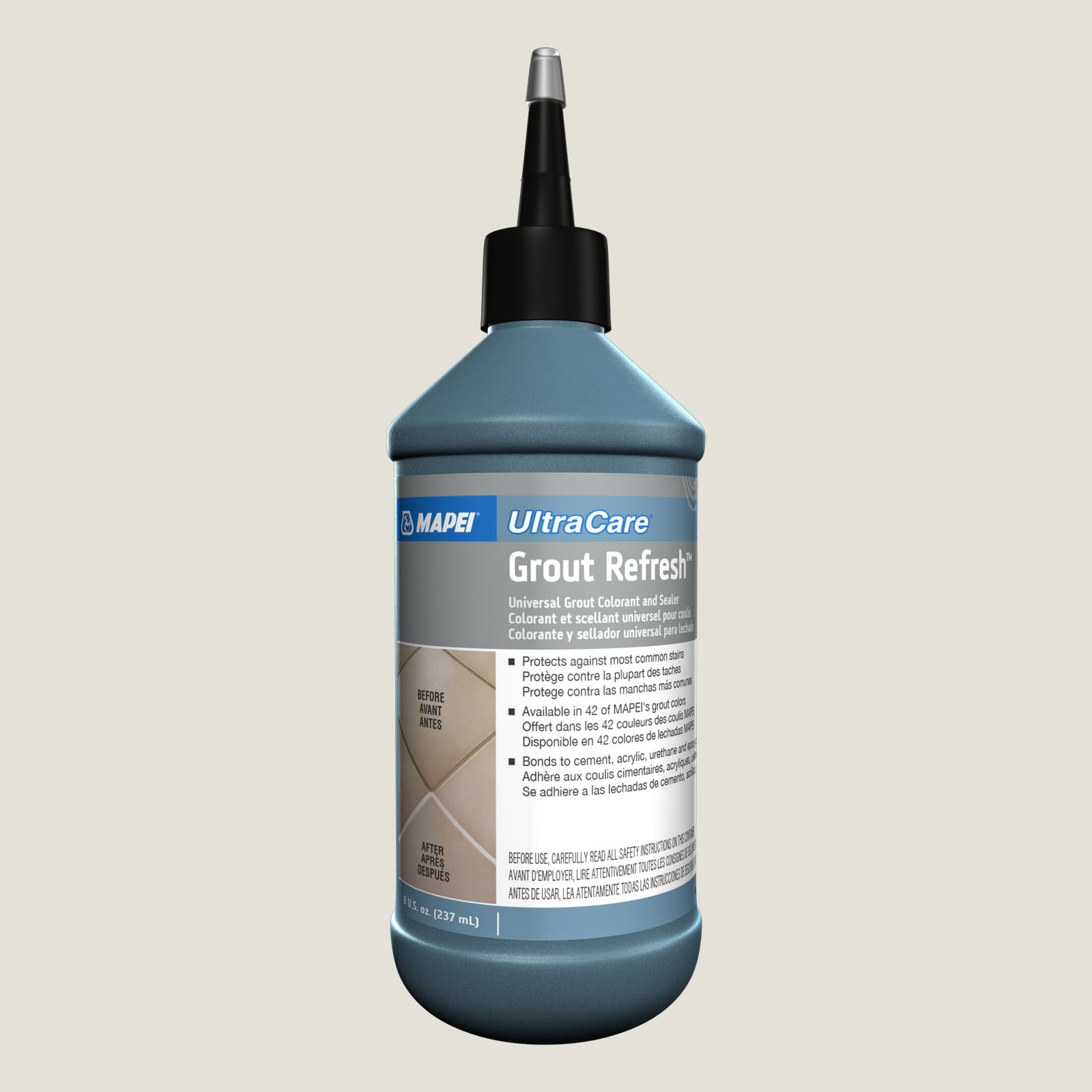 MAPEI 5LA522033 Grout Refresh 8 Fluid ounce(s) White #5000/Eggshell #5220 Ceramic/porcelain tile Grout sealer