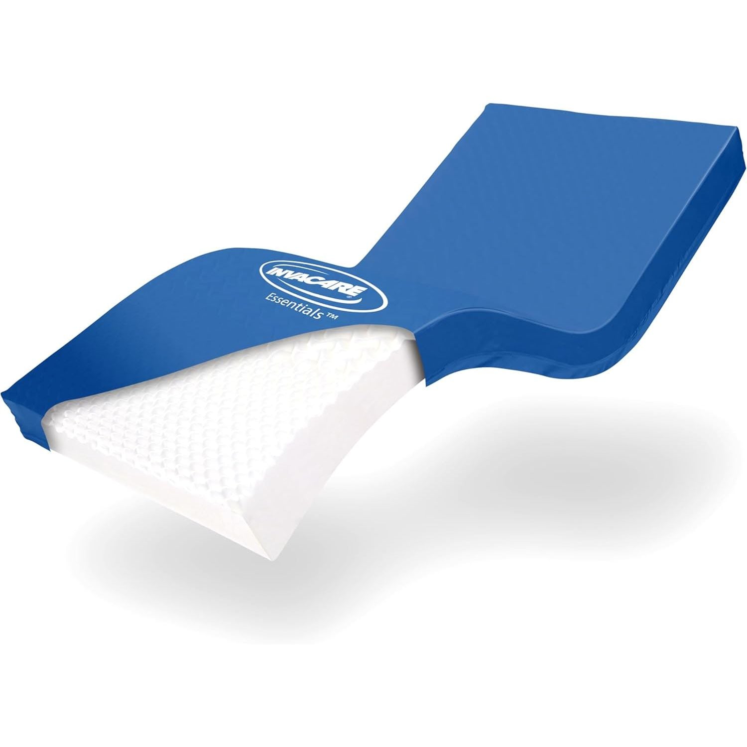 Invacare INVCSES1080B42 Hospital Bed Mattress with Fluid-Resistant Removable Cover and Shaped Cells - 80'' x 42'' x 6''