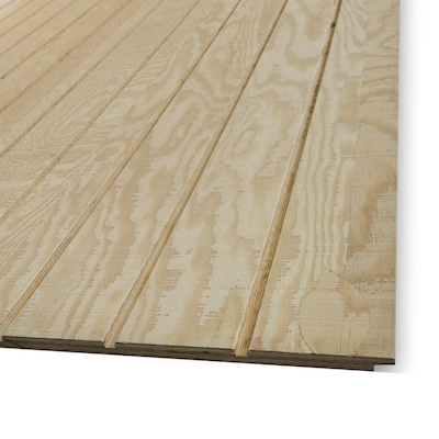 undefined Natural Wood Plywood Panel Siding (0.594-in x 48-in x 96-in)