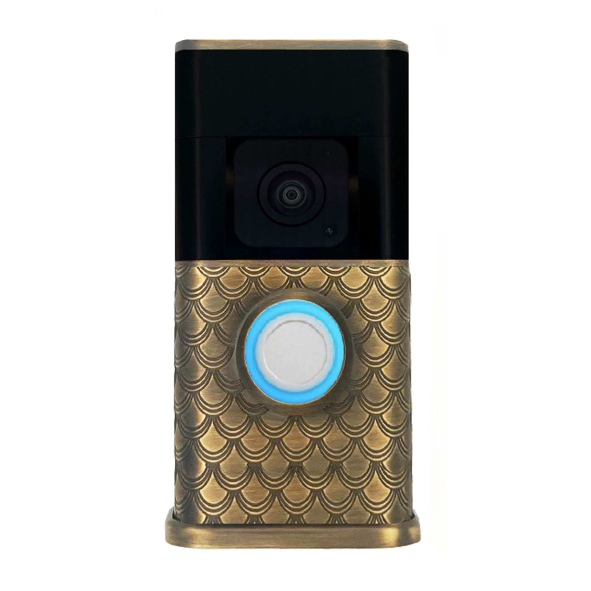 Michael Healy MHVR30092 Video Doorbell Decorative Covers (R3 Collection) Brown Doorbell skin