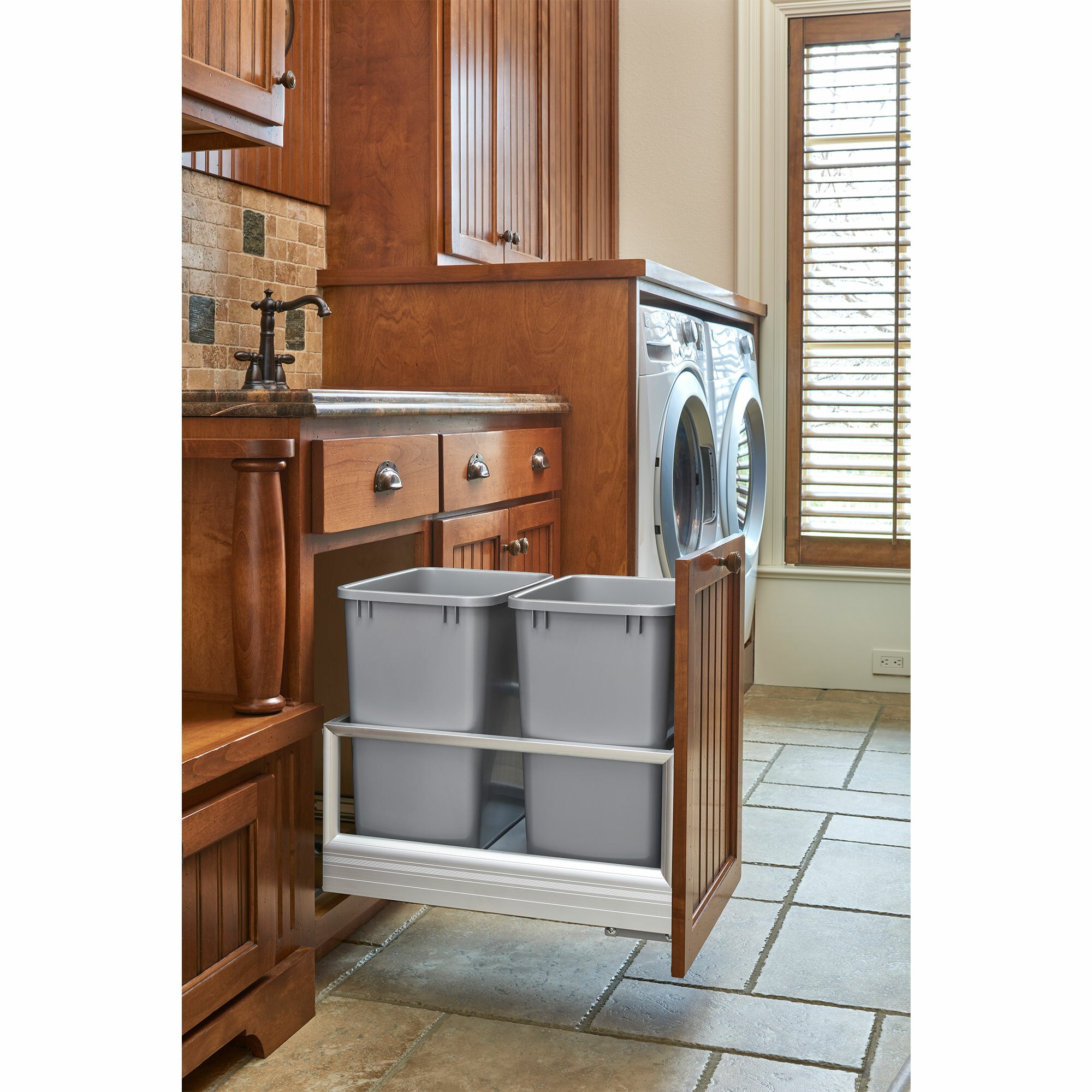 Rev-A-Shelf 166198 Pullout-Trash-Cans - View #4