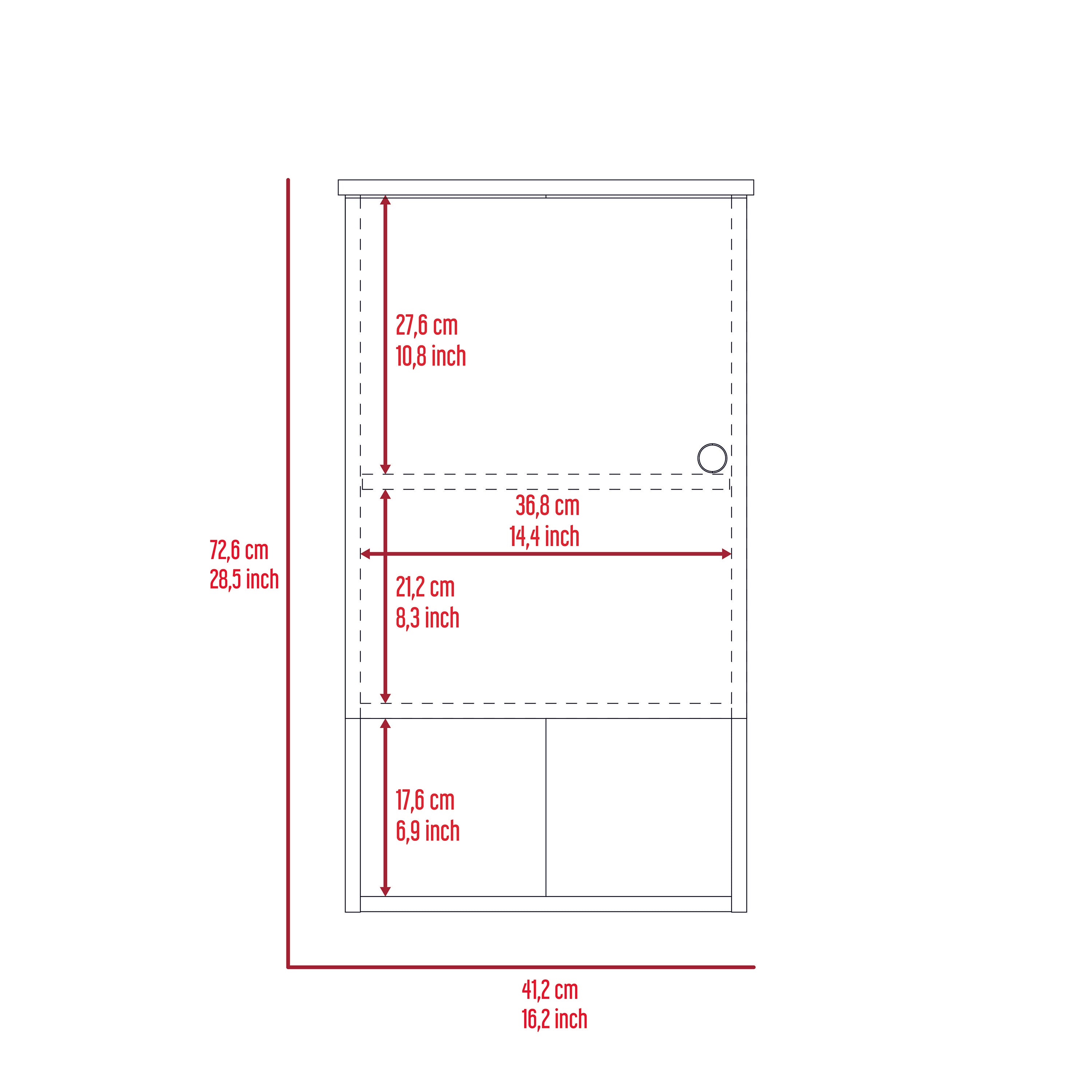 Tatayosi T70P188812 Bathroom-Wall-Cabinets - View #3