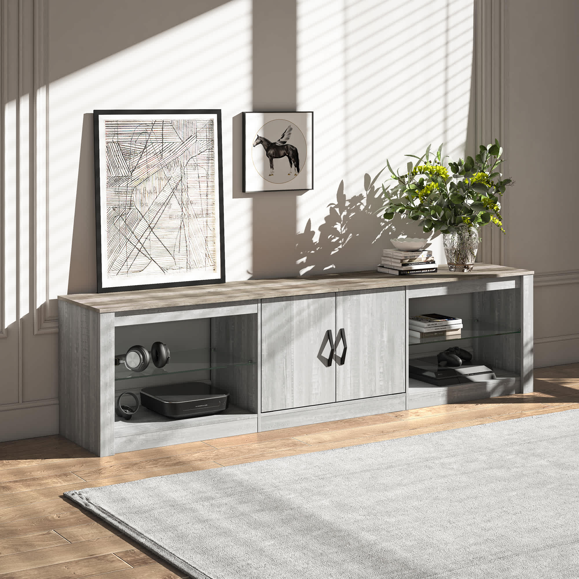Bestier LOW-T108I-WSW Tv-Stands - View #2