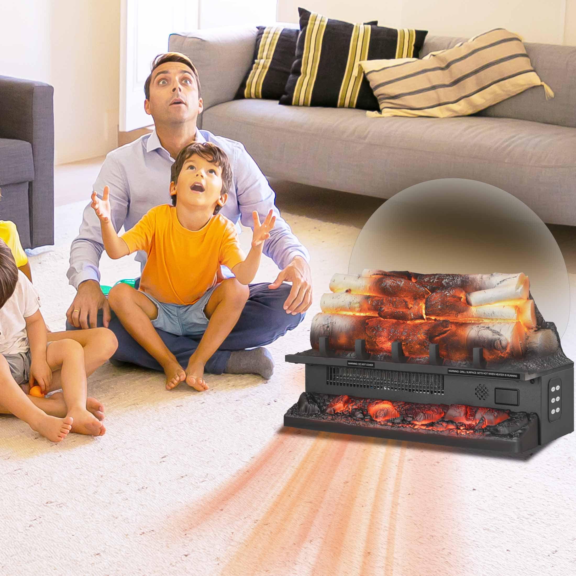 COWSAR L360CP Electric-Fireplace-Logs - View #6