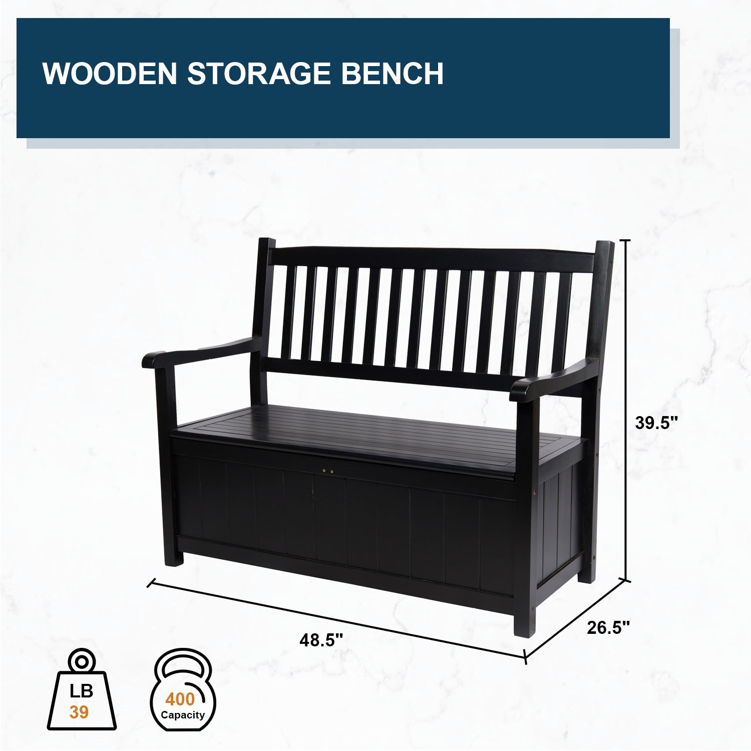 Shine Company 4219BK benches - View #7