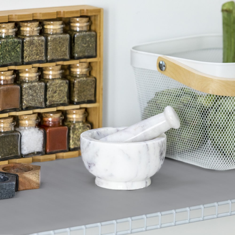 Smart Design Shelf Liner Premium Grip - 12 Inch x 20 Feet - Drawer Cabinet  Non Adhesive - Kitchen - Cool Gray