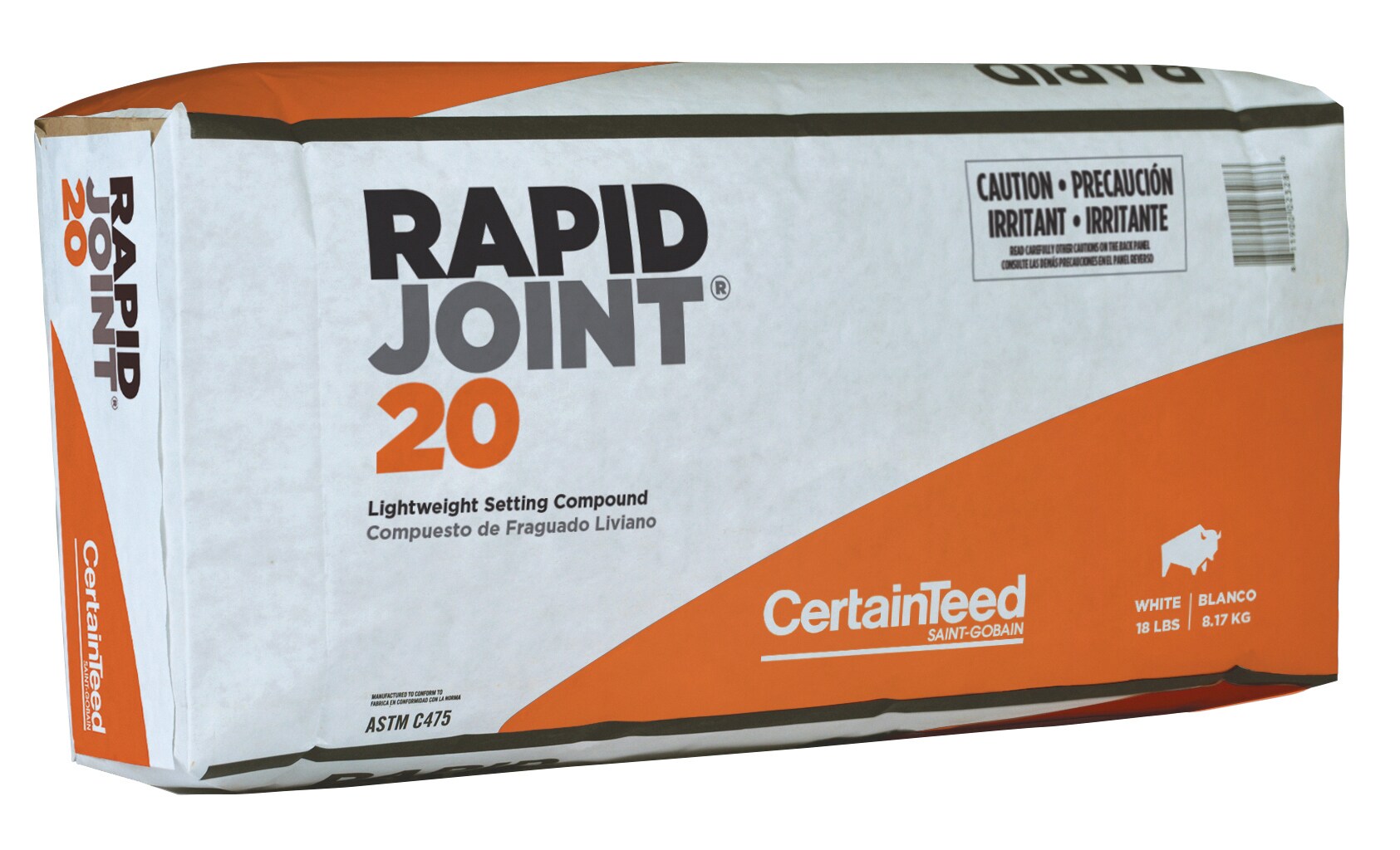 CertainTeed 412160 Rapid Joint 18-lb Lightweight Drywall Joint Compound