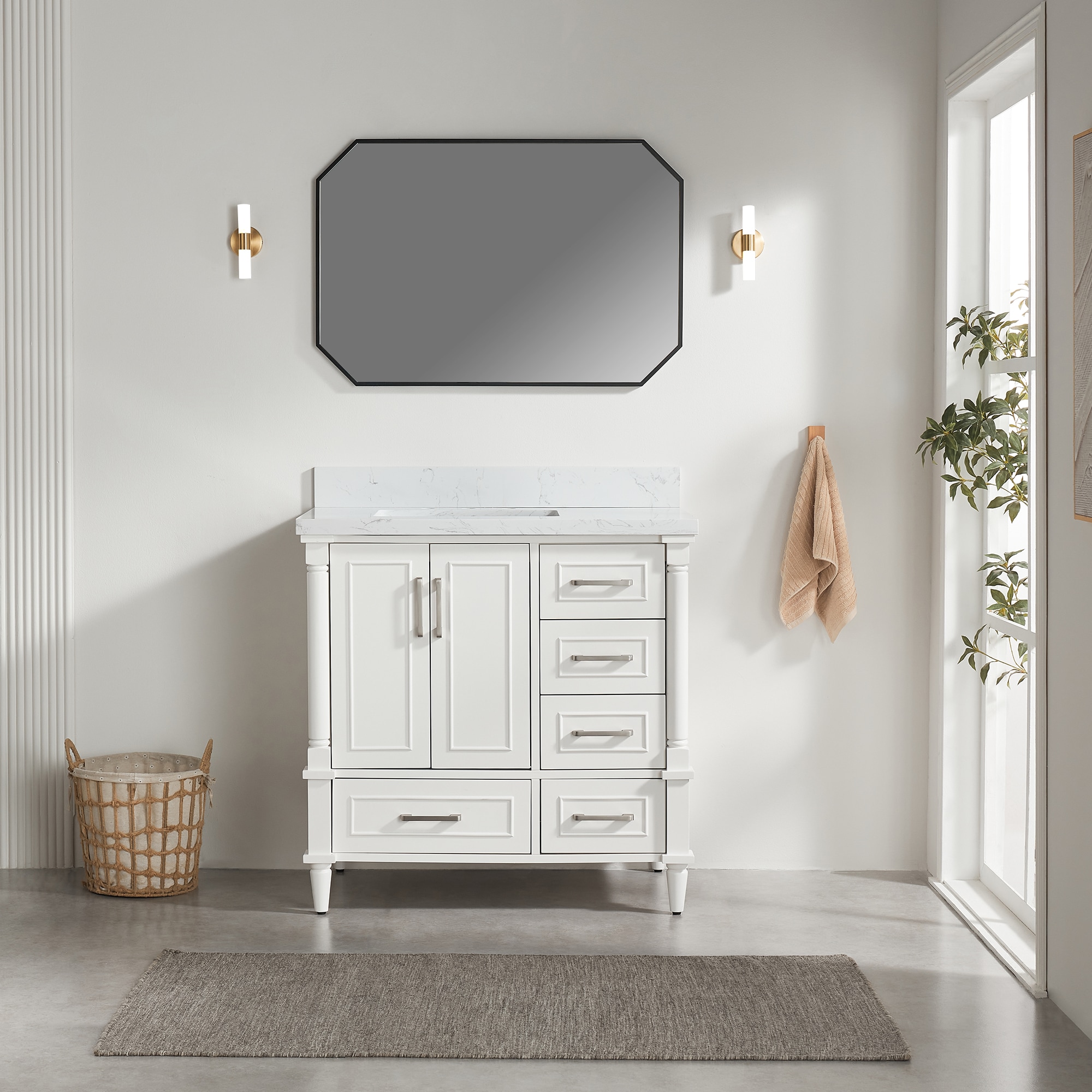 WELLFOR WA-9648-DH Bath-Vanity-Combo - View #5