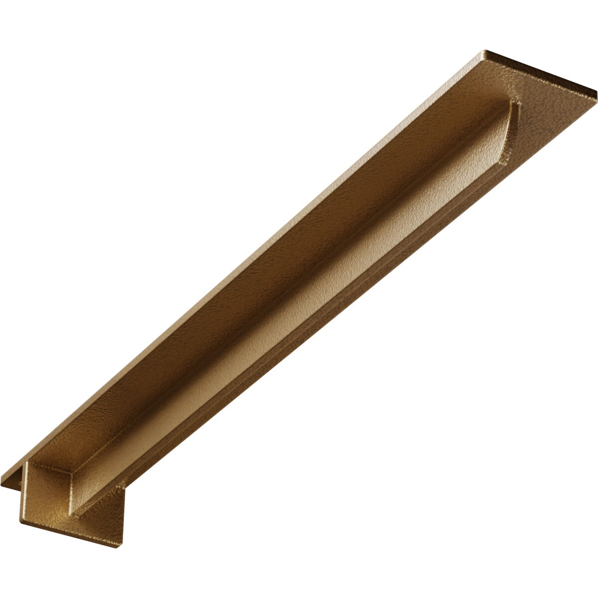 Ekena Millwork BKTM03X24X02HEHGO Heaton Hidden 24-in x 3-in x 2-in Gold Steel Countertop support bracket