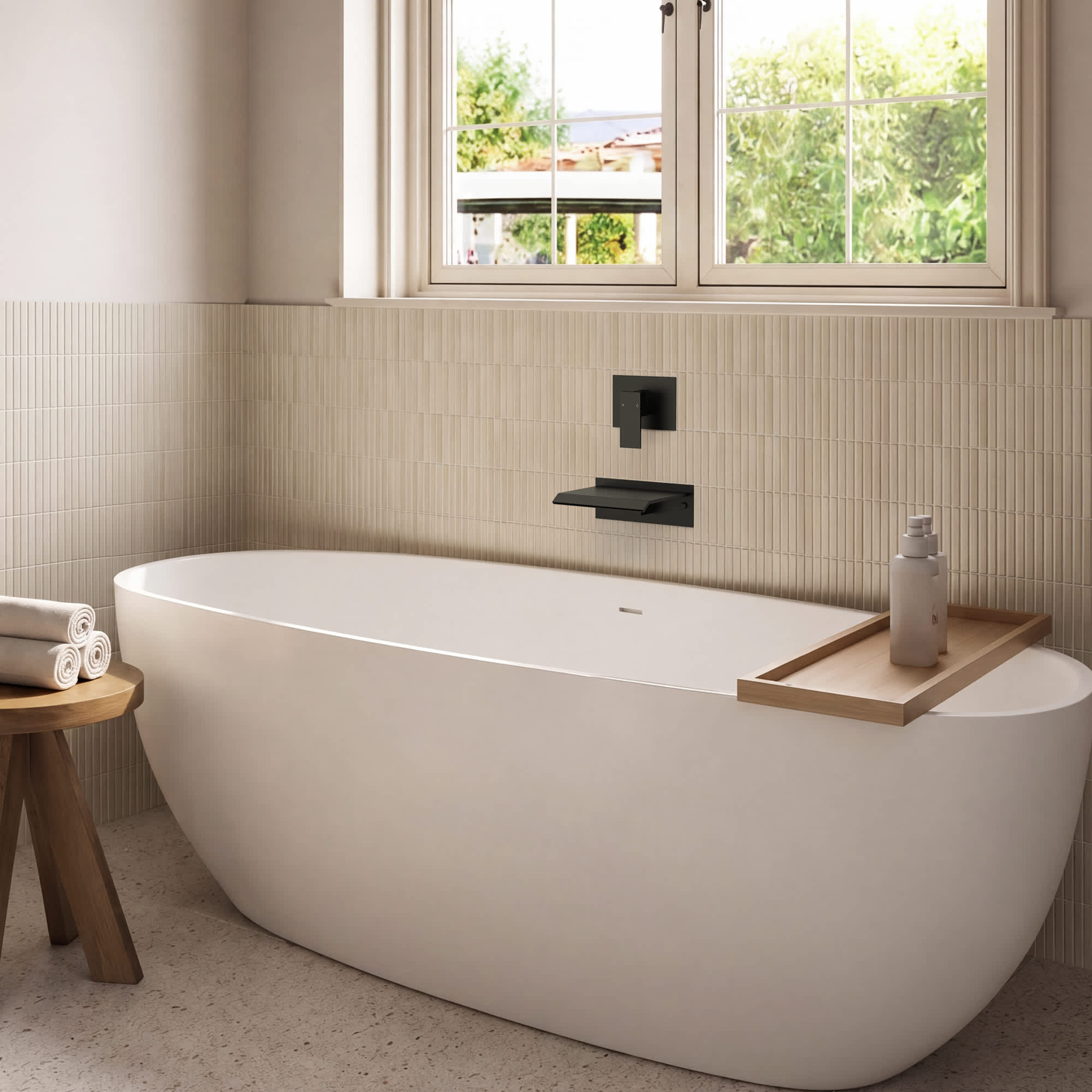 EVERSTEIN SFS-1110-BK Roman-Tub-Faucets - View #13