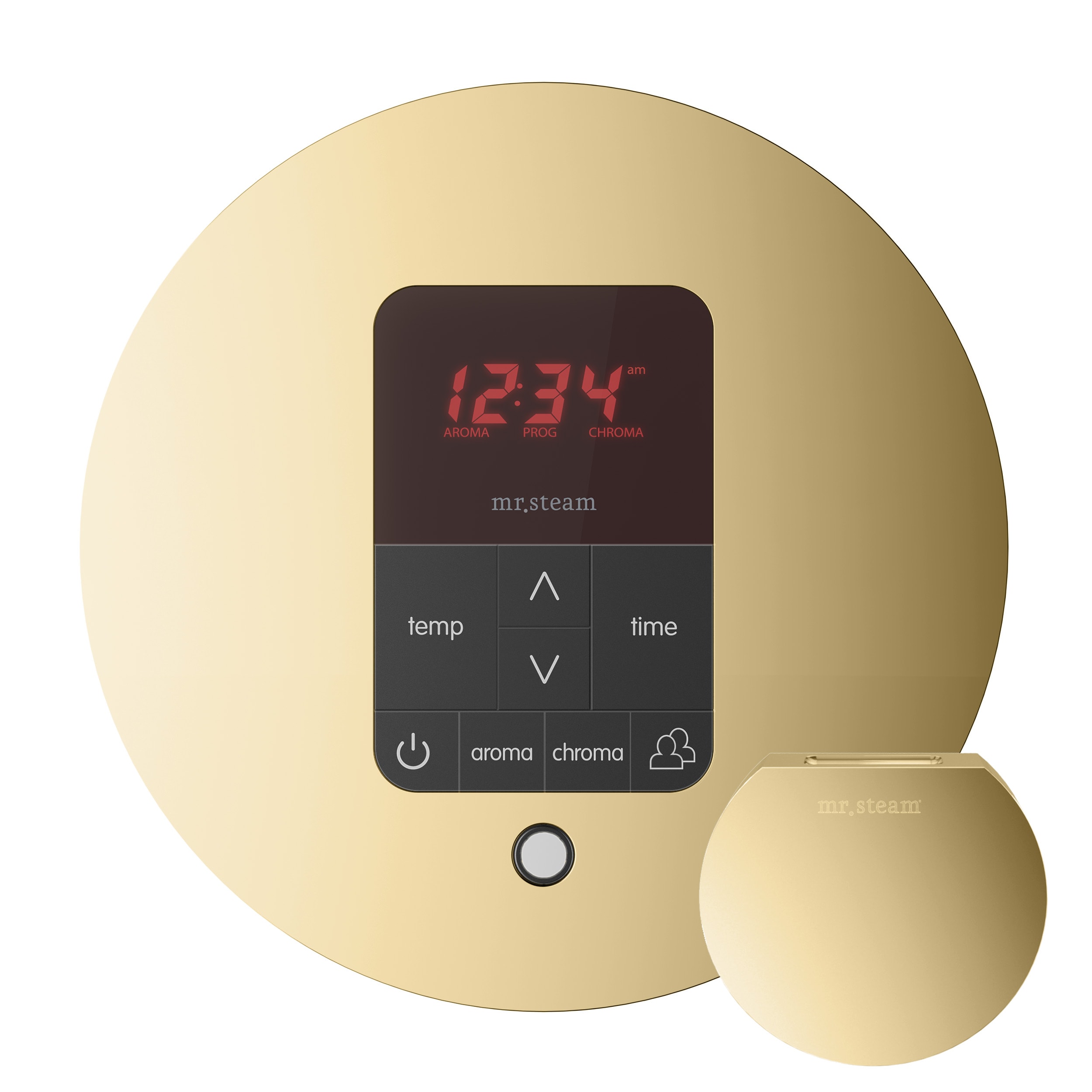 Mr. Steam 120Watt Polished Brass Steam Control Unit with 1 Control