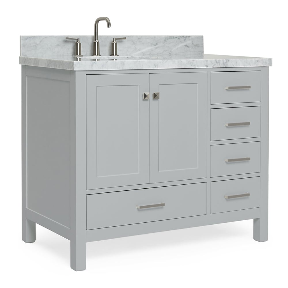 ARIEL A043S-L-VO-GRY Bath-Vanity-Combo - View #3
