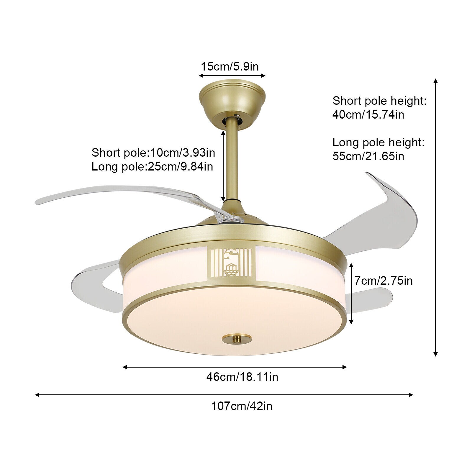 Oukaning JZUCOD-01330099 Ceiling-Fans - View #4