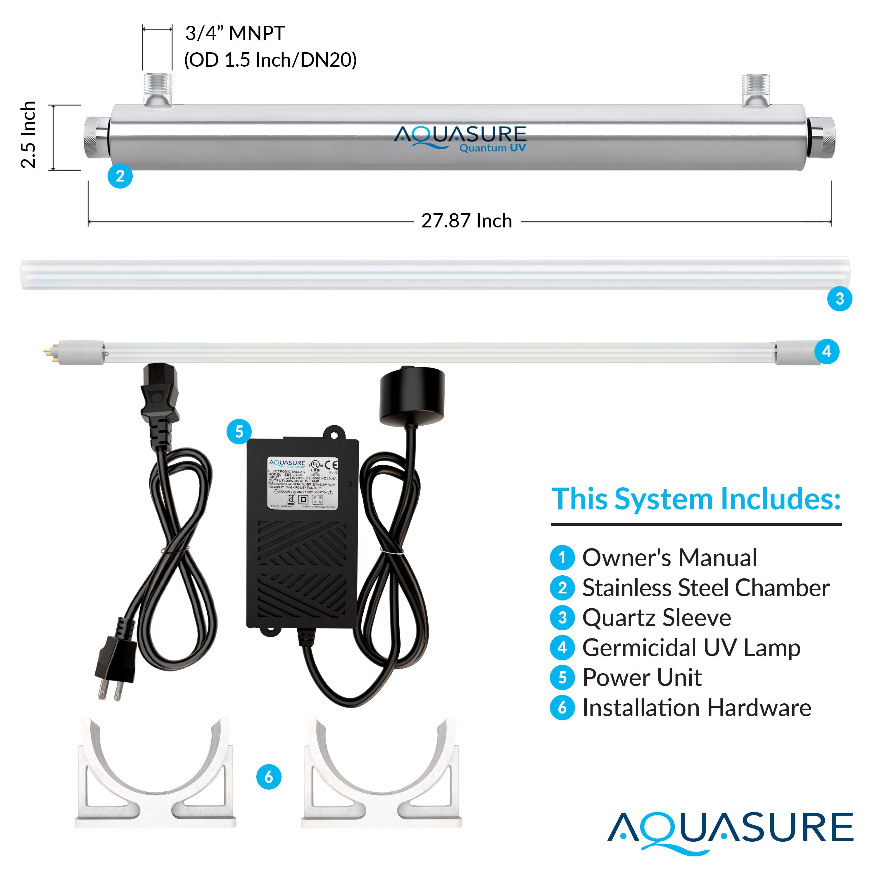 AQUASURE AS-UV8S Whole-House-Filtration-Systems - View #3