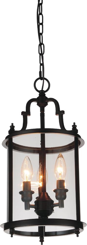 CWI Lighting Desire 3-Light Oil Rubbed Bronze Rustic Drum Mini Hanging ...