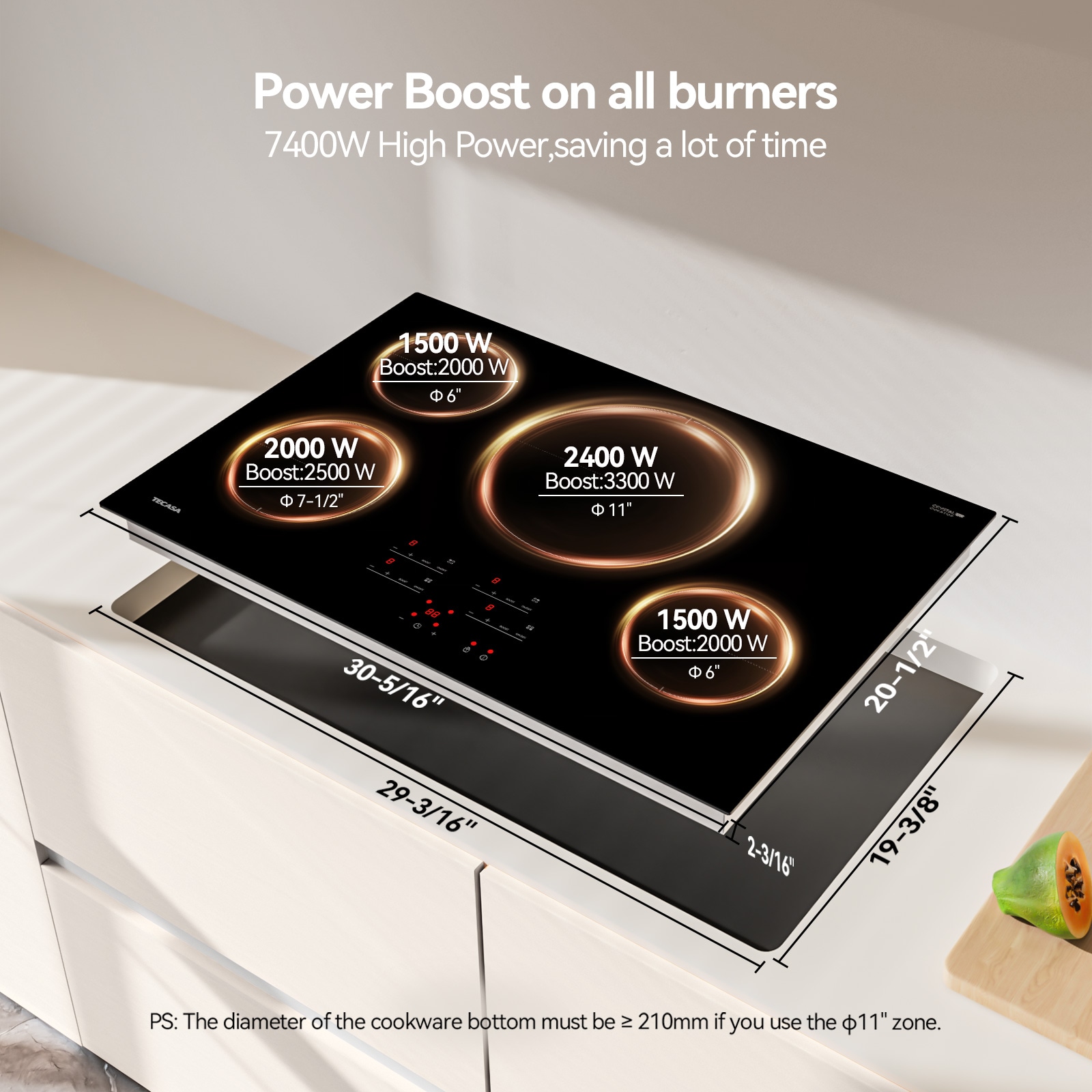 Tecasa MT-C47464L8-V1.5 Induction-Cooktops - View #2