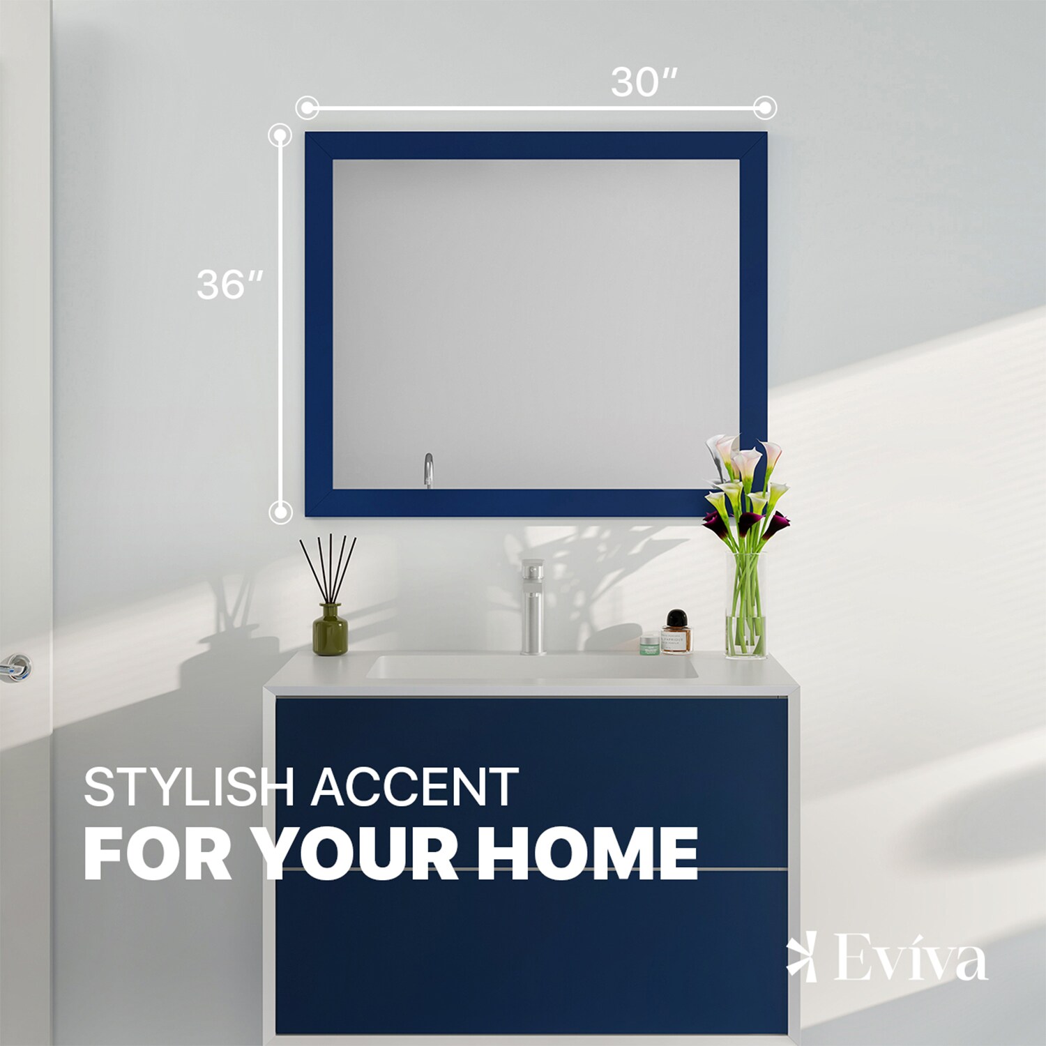 Eviva EVMR69-36X30BLU Decor-Mirrors - View #2