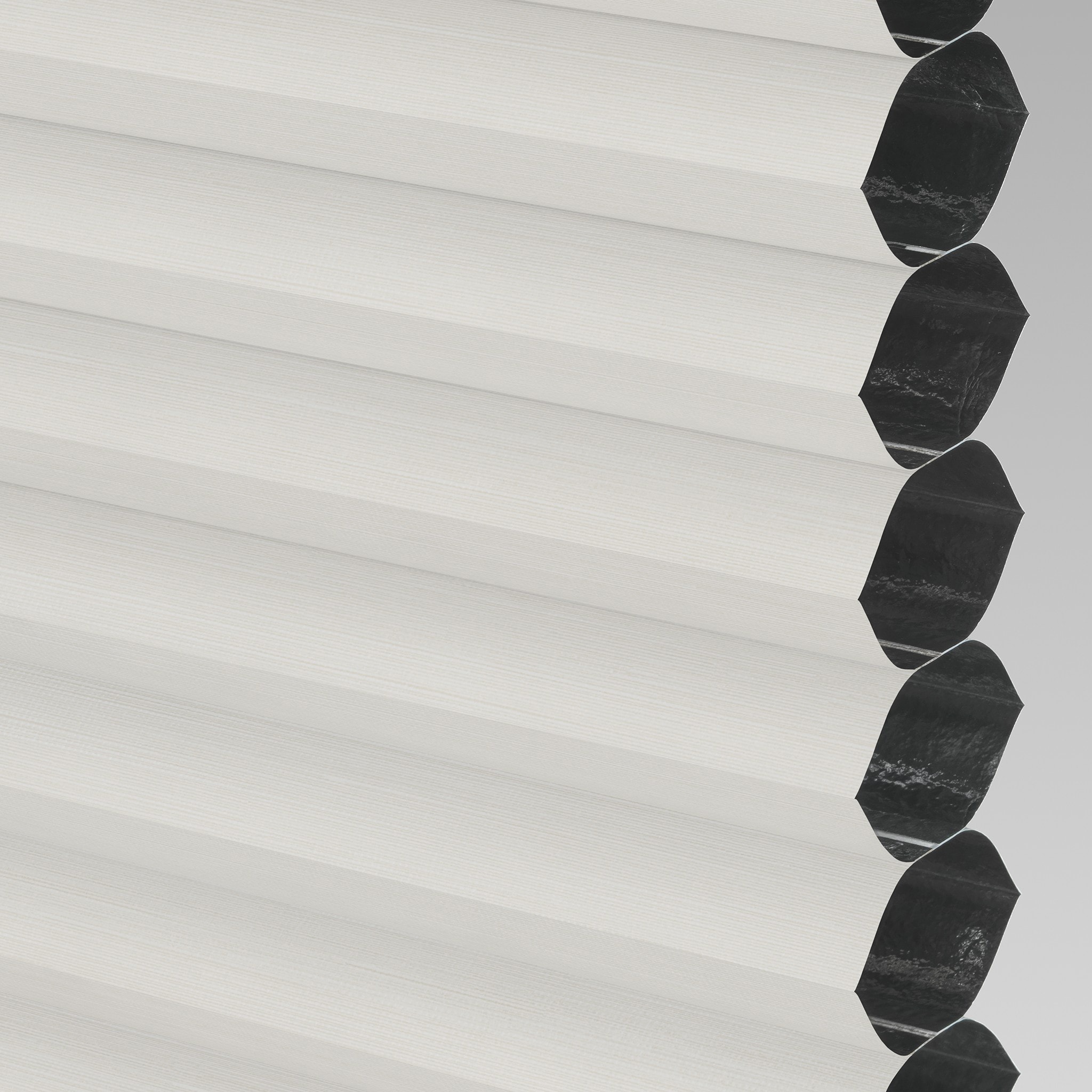 LEVOLOR 511648 Silkweave White Satin Blackout Polyester 1 1/4-in Single Cellular shade swatch