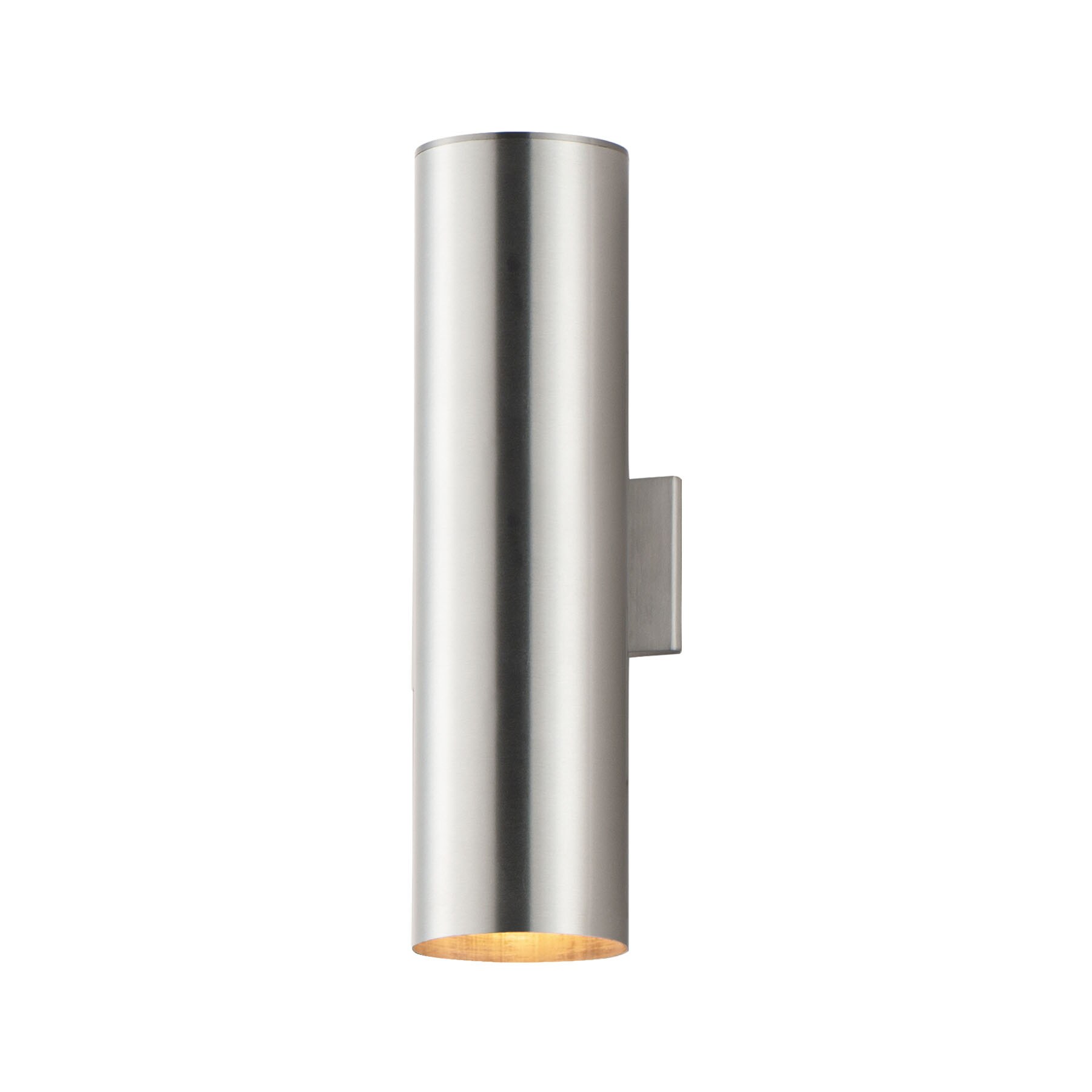 Maxim Lighting 26109AL Outpost 2 -Light 22-in H Brushed Steel Hardwired Outdoor Wall Light