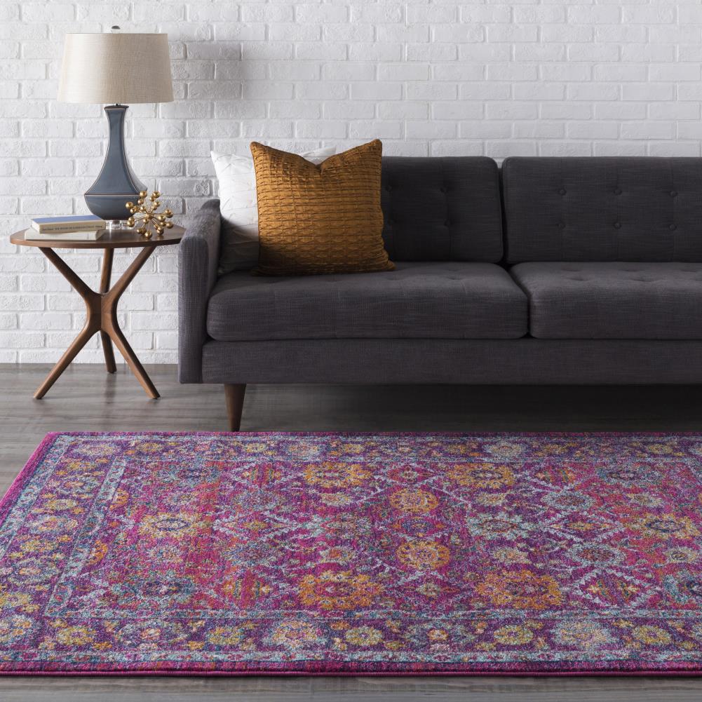 Surya HAP1001-2773 Harput 2 X 8 (ft) Garnet Indoor Medallion Oriental Runner Rug