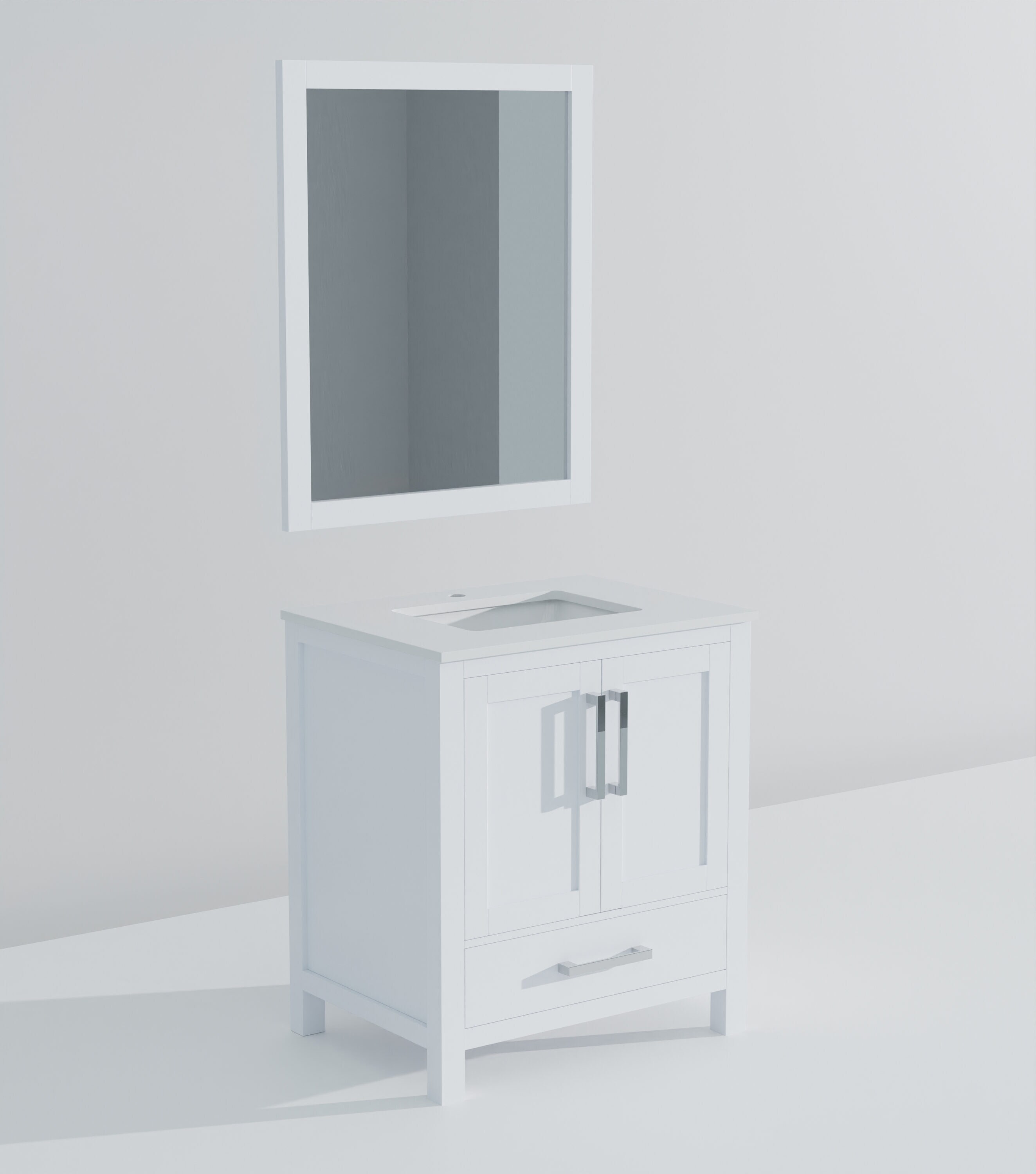 Lexora LJ342230SAWQM28 Bath-Vanity-Combo - View #10