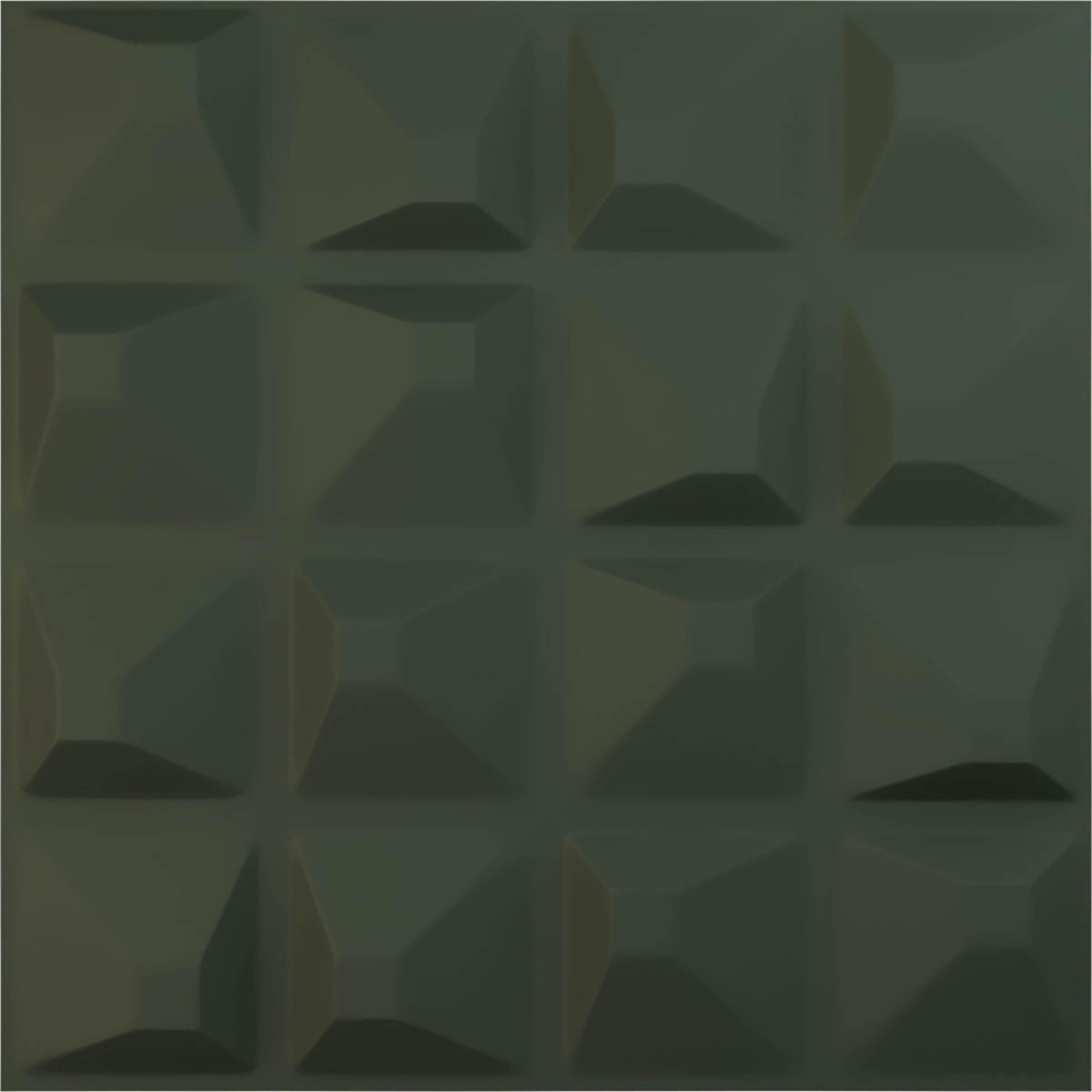 Ekena Millwork WP20X20TNGHC 19-5/8-in x 19-5/8-in Embossed Paintable/Stainable Green PVC Wall Panel (
