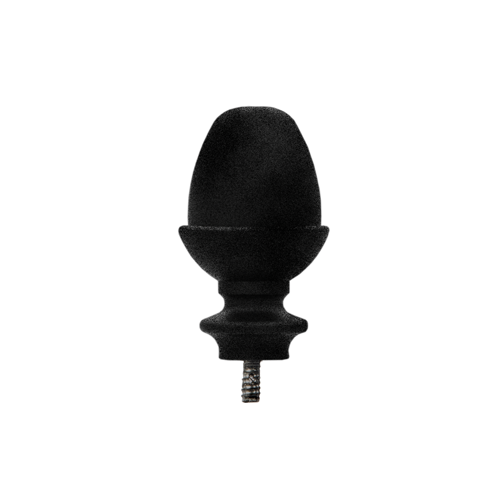 Fence Armor PF-ACN-252B Post Finial 1.5-Inches x 3-Inches Painted Composite Finial