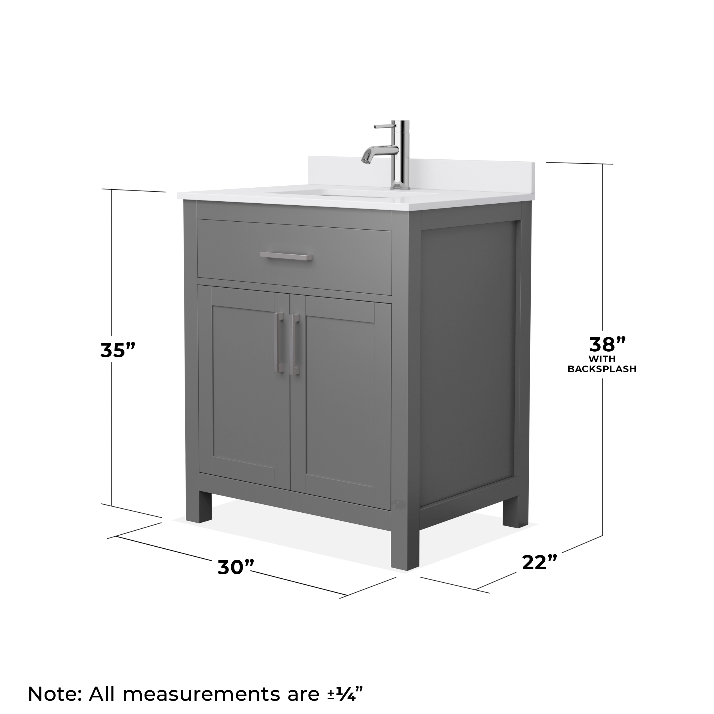Wyndham Collection WCG242430SKGWCUNSMXX Bath-Vanity-Combo - View #5