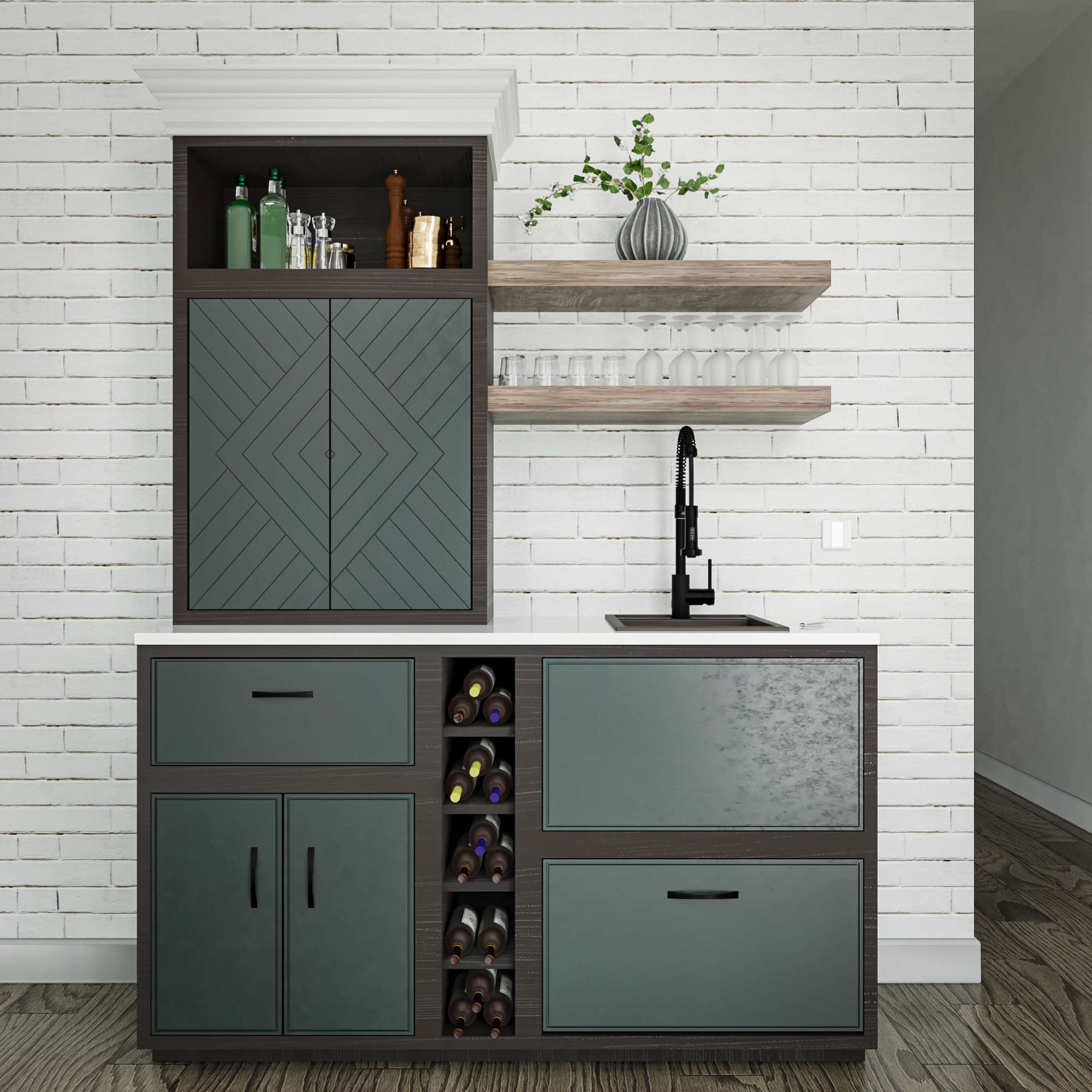 Karran QT-825-BR Bar-Prep-Sinks - View #10