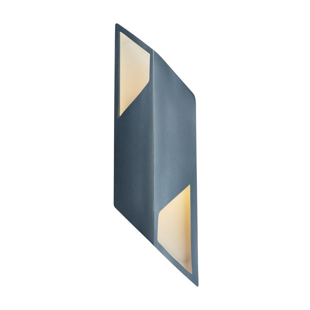 Justice Design Group CER-5845-MDMT Ambiance 5.5-in W 1 -Light Multiple colors Transitional Integrated LED Wall Sconce