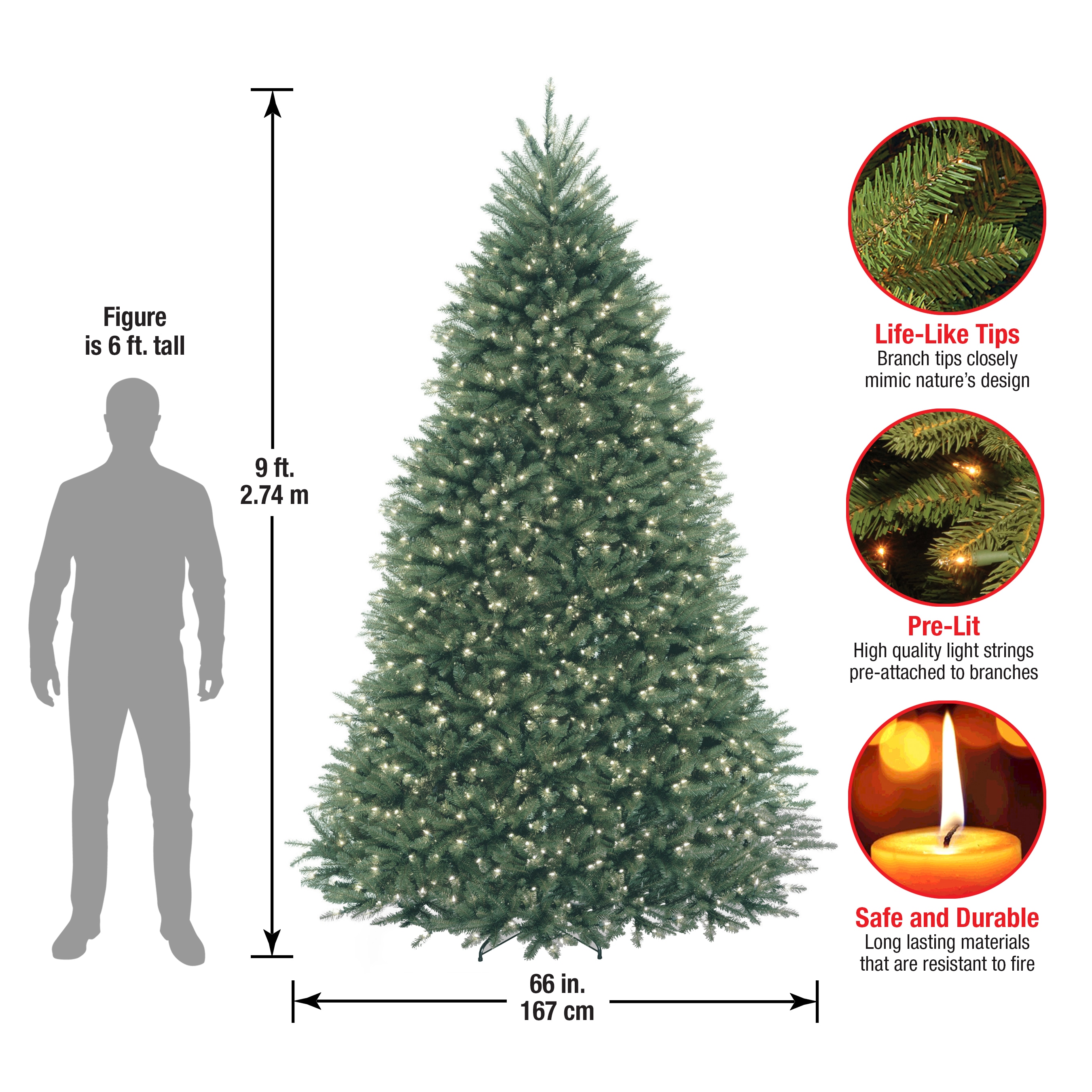 National Tree Company DUBH-90LO-S1 Artificial-Christmas-Trees - View #5