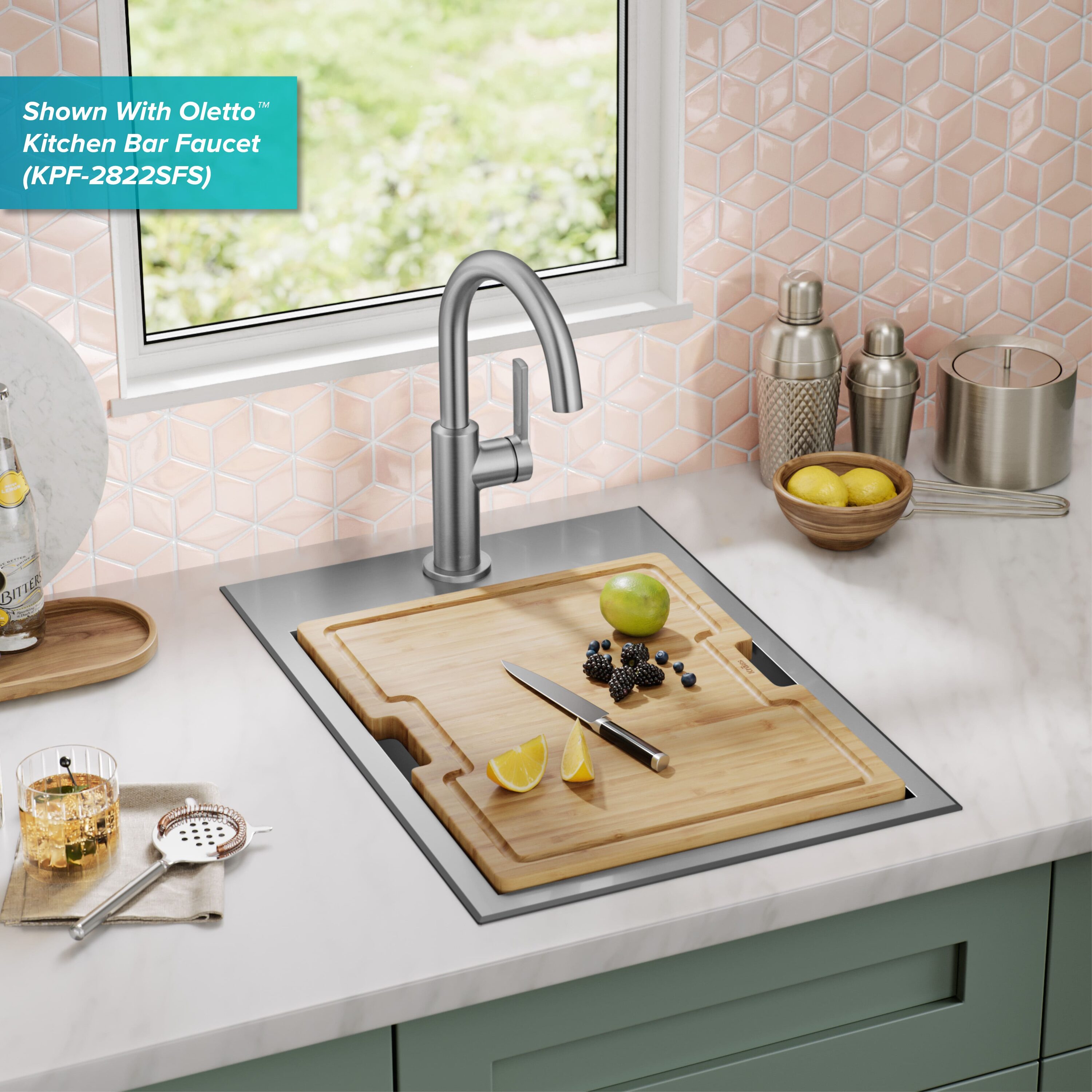 Kraus KWT311-15 Bar-Prep-Sinks - View #3