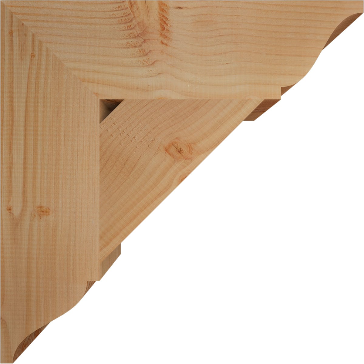 Ekena Millwork BKT06X22X22TRA01SDF Exterior-Brackets-Braces - View #3