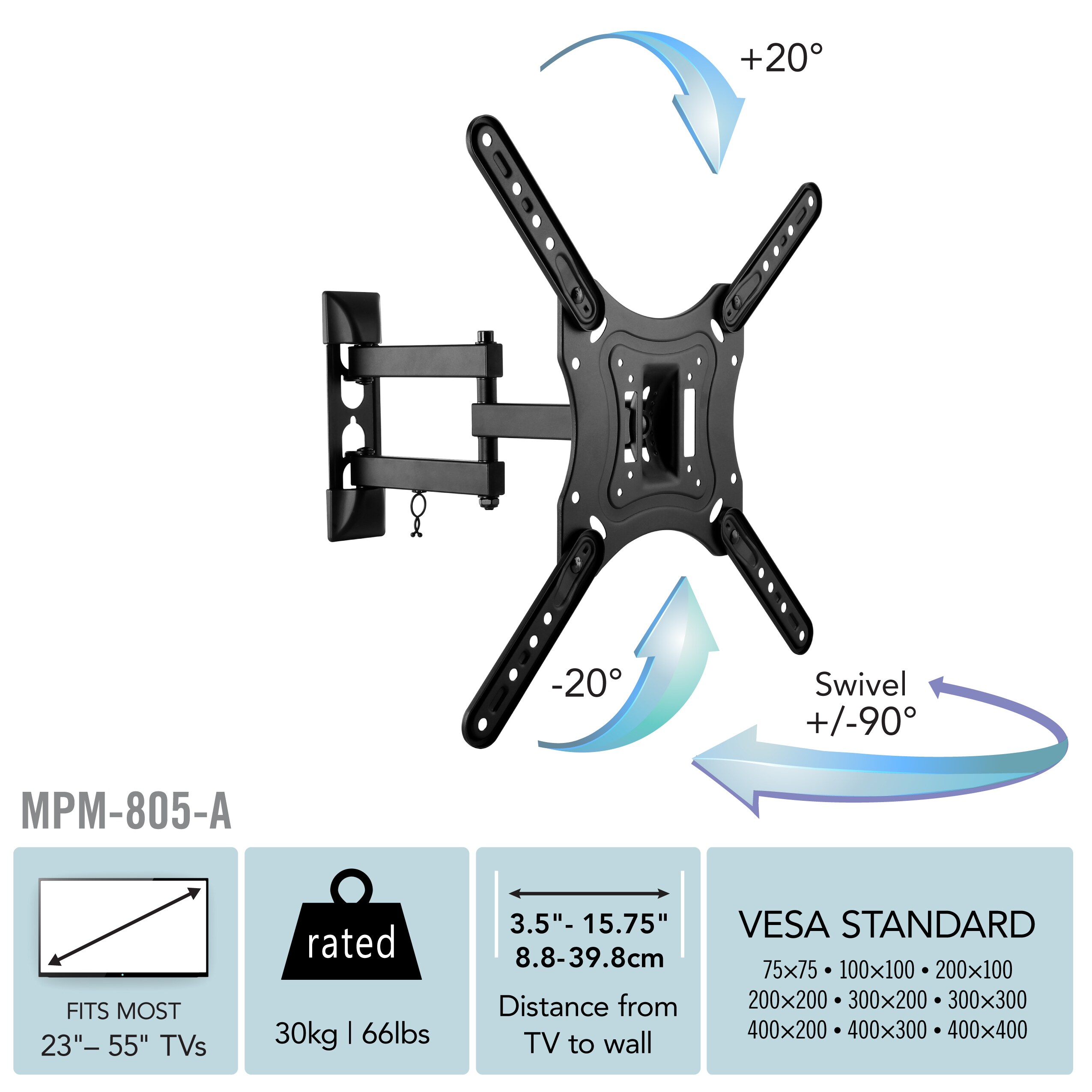 CorLiving MPM-805-A Tv-Mounts - View #3