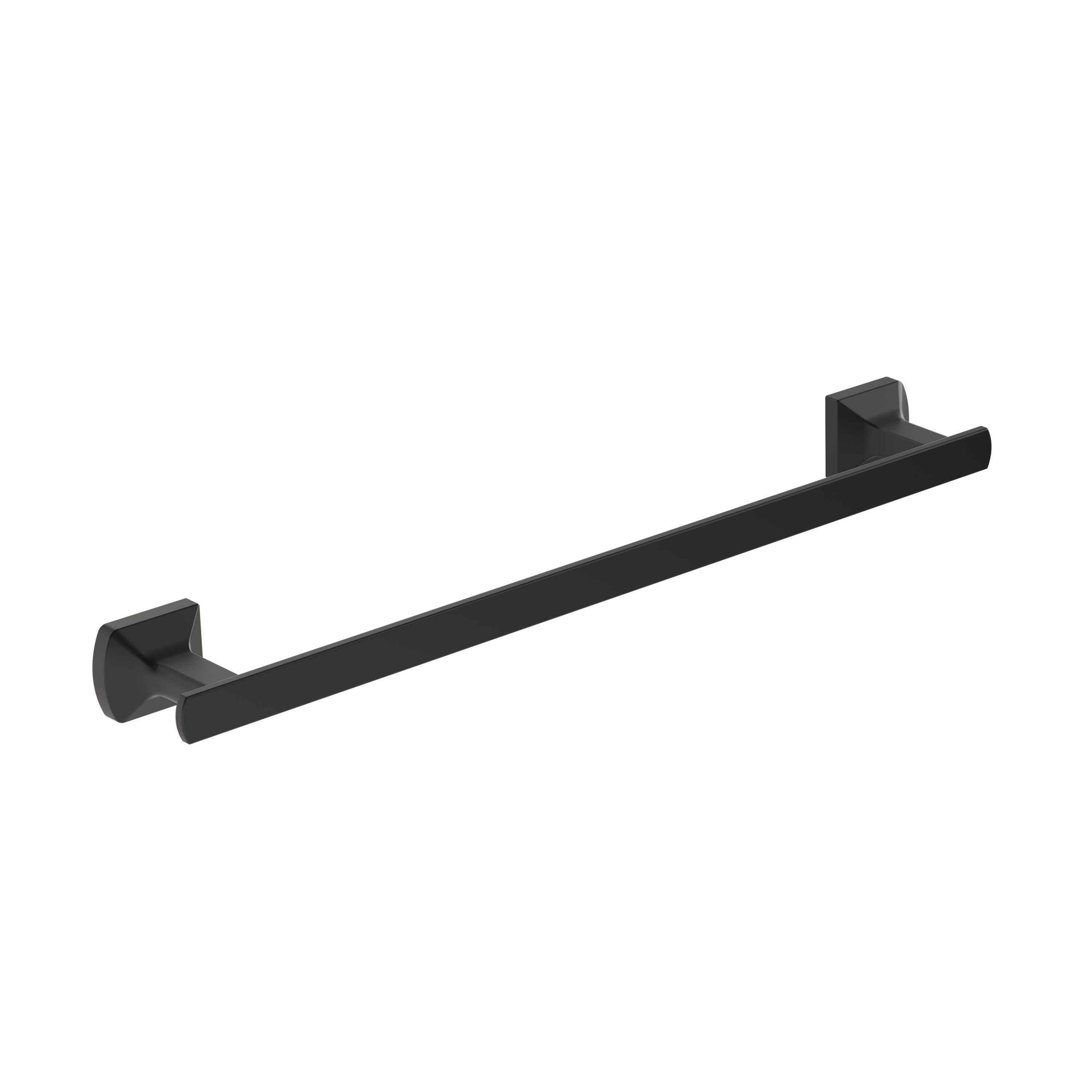 Symmons 493TB18MB Verity 18-in Matte Black Wall mount Single Towel Bar