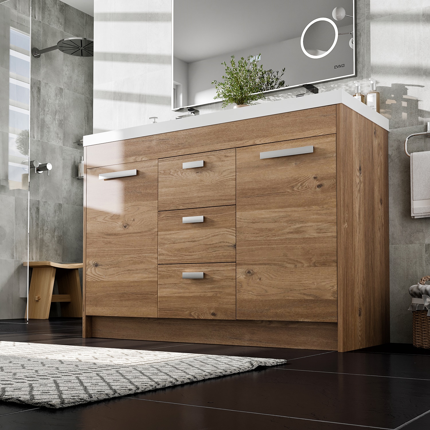 Eviva EVVN12-8-48NOK-DS Bath-Vanity-Combo - View #5