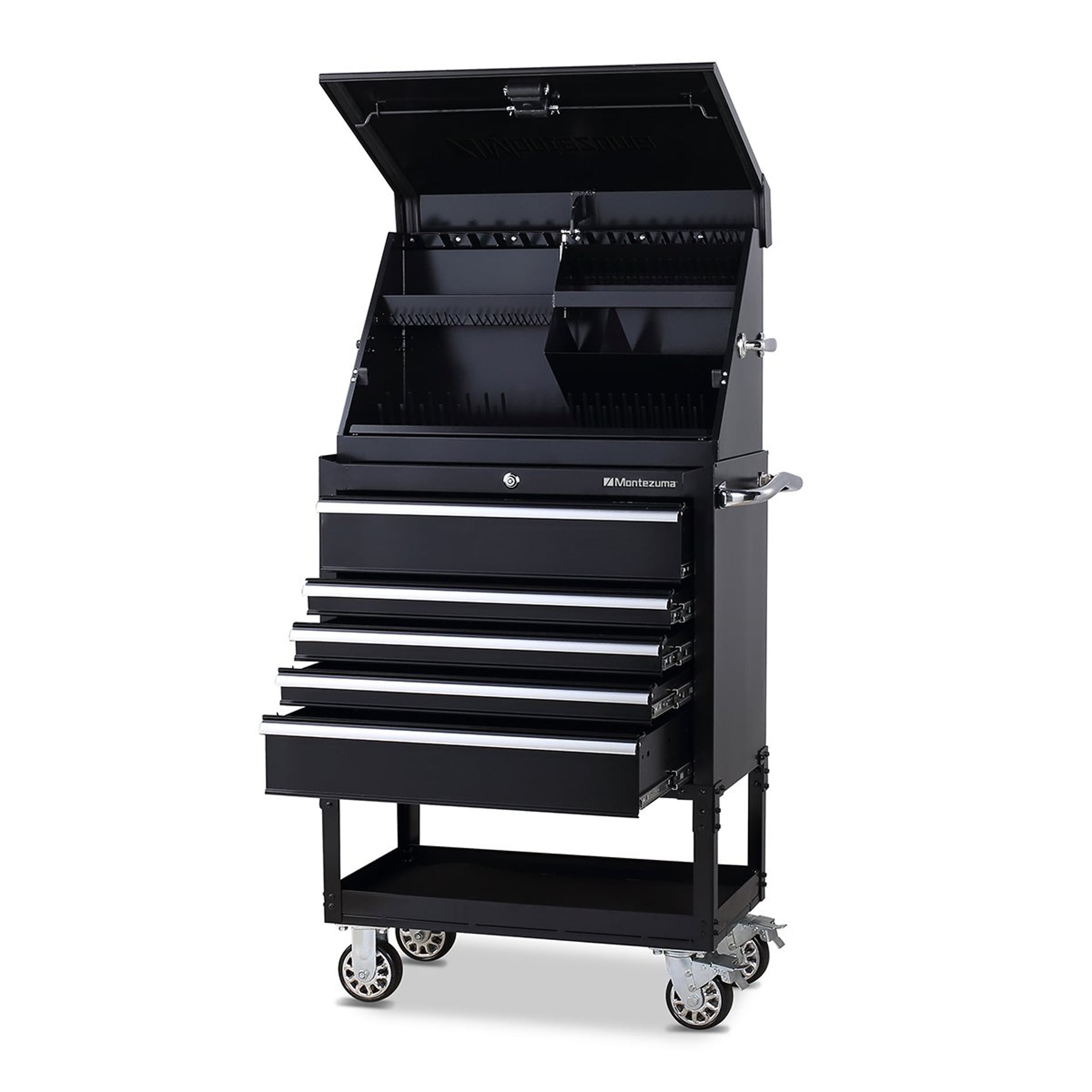 Montezuma 37-in 5-Drawer Cabinet Utility Cart in the Utility Carts