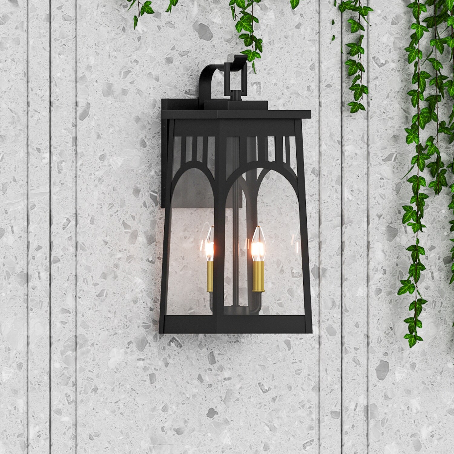 Maxax 7019-2BK Outdoor-Wall-Lighting - View #3