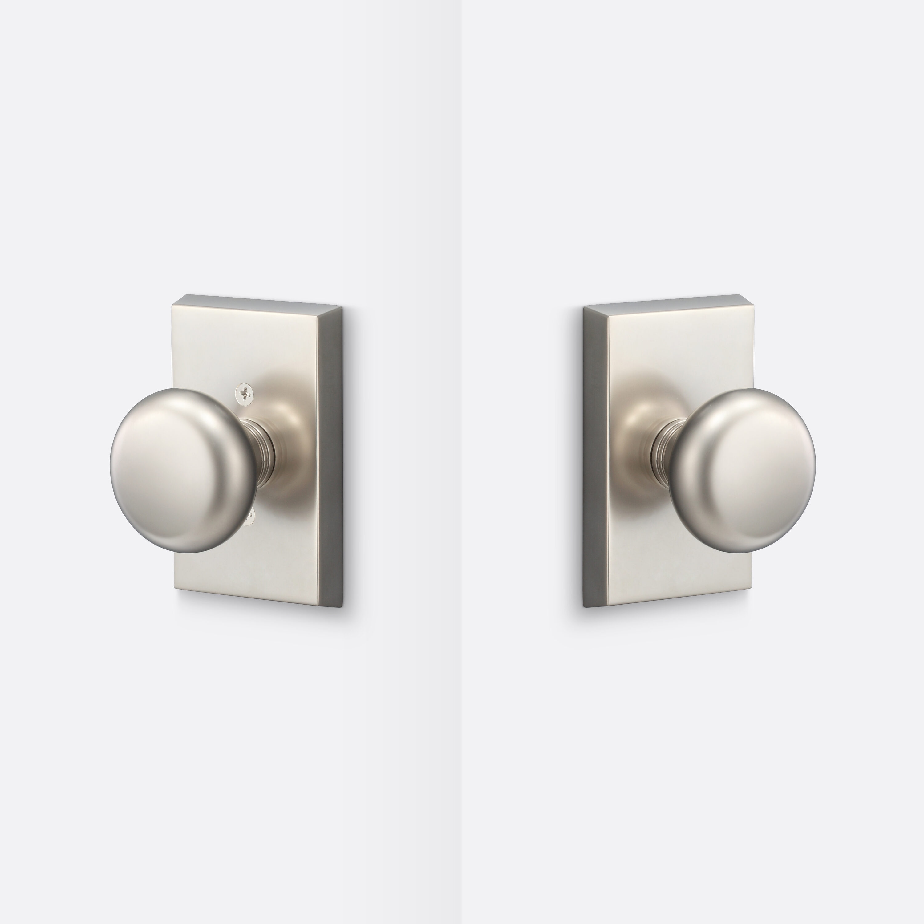Sure-Loc Hardware OK101 NI Ridgecrest Mountain Oakley Nickel Interior Bed/Bath Hall/Closet Passage Door Knob