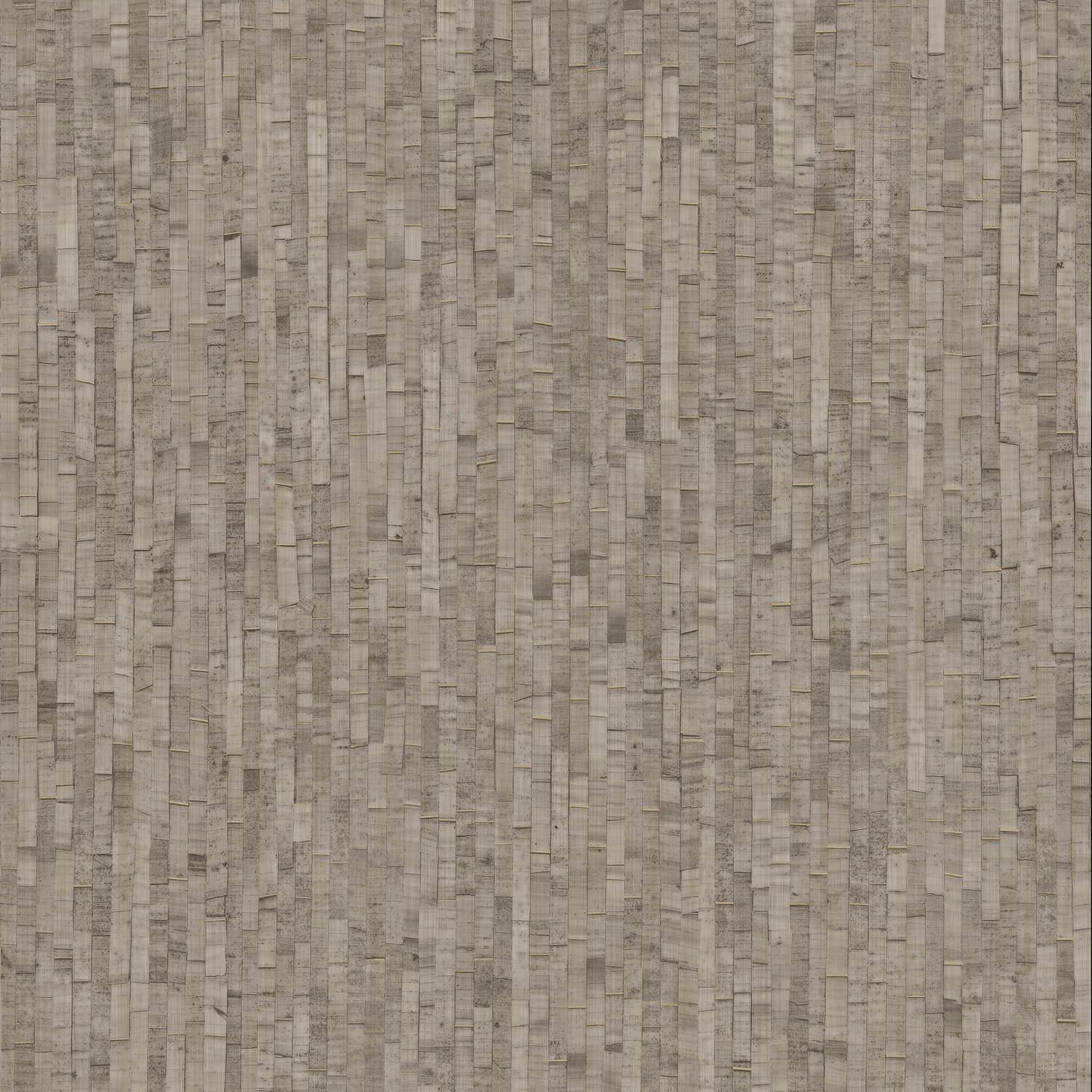 Veer Decor Faux Natural Straw Taupe Wallpaper Sample