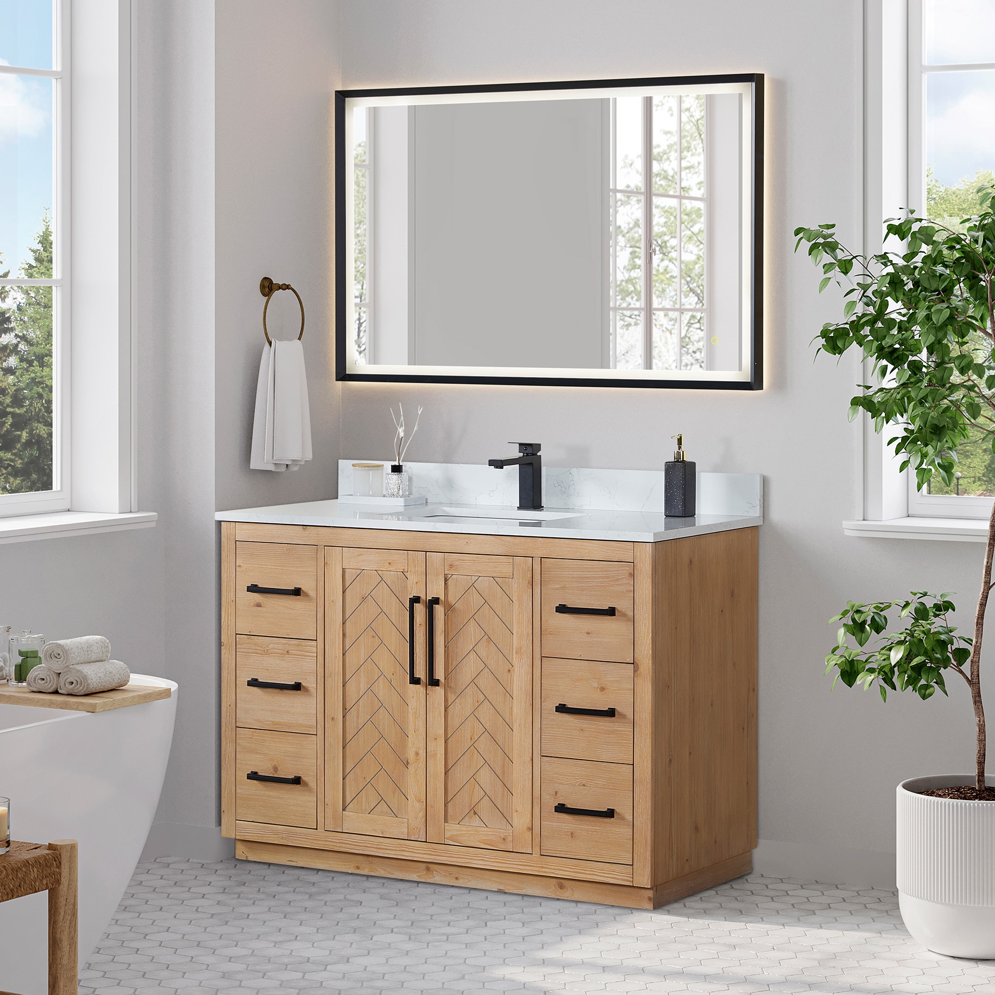Altair 565048-LB-GW Bath-Vanity-Combo - View #2